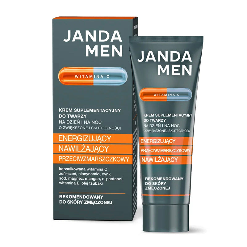 JANDA MEN Nahrungsergänzungsmittel Vitamincreme für Männer für Tag und Nacht 50 ml