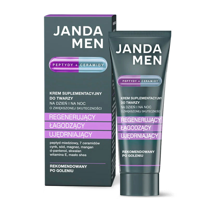 JANDA MEN SUPPLEMENT Peptid-Ceramid-Creme für Männer für Tag und Nacht 50 ml