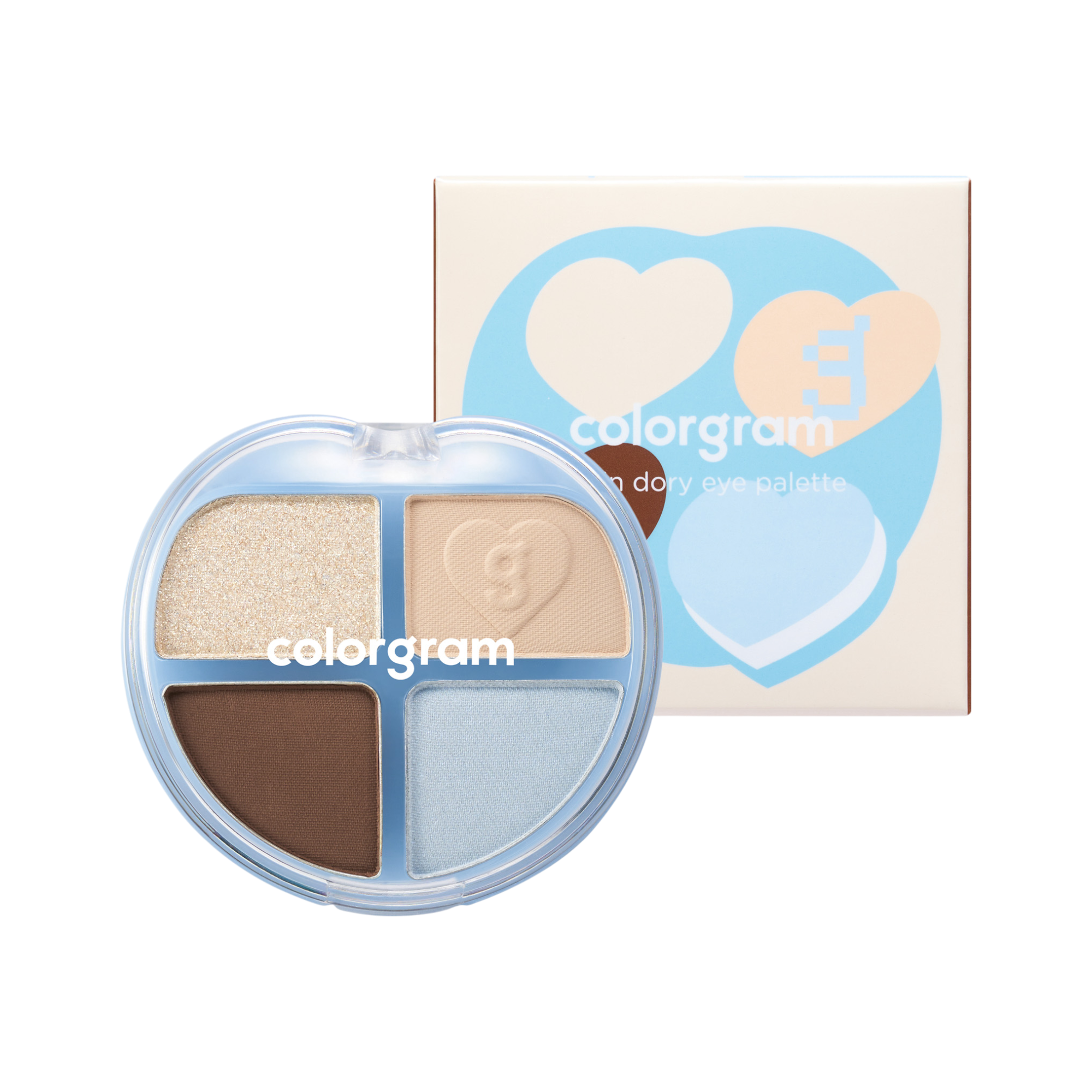 COLORGRAM TINTIN DORY EYE PALETTE Lidschatten-Palette, 02 Chestnut Dory 4 g #2