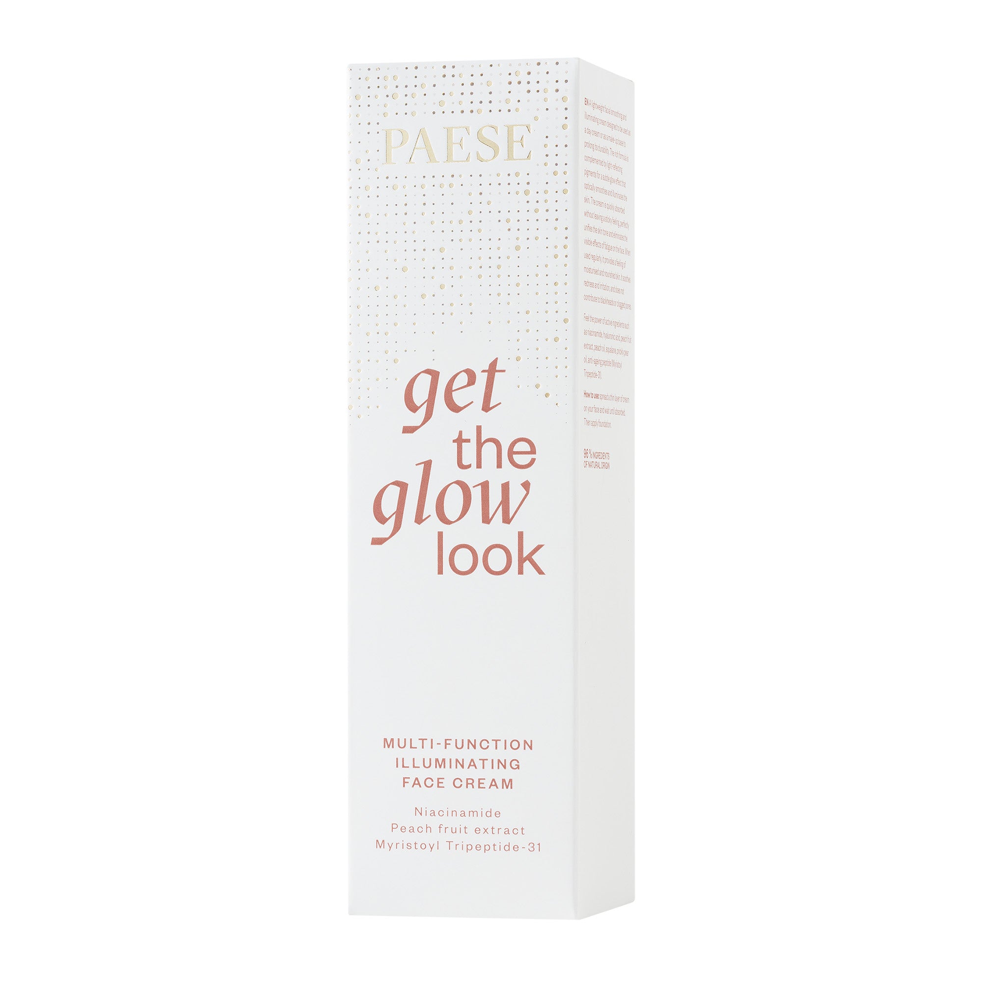 PAESE GET THE GLOW LOOK Wielozadaniowy rozświetlający krem do twarzy 30 ml #3