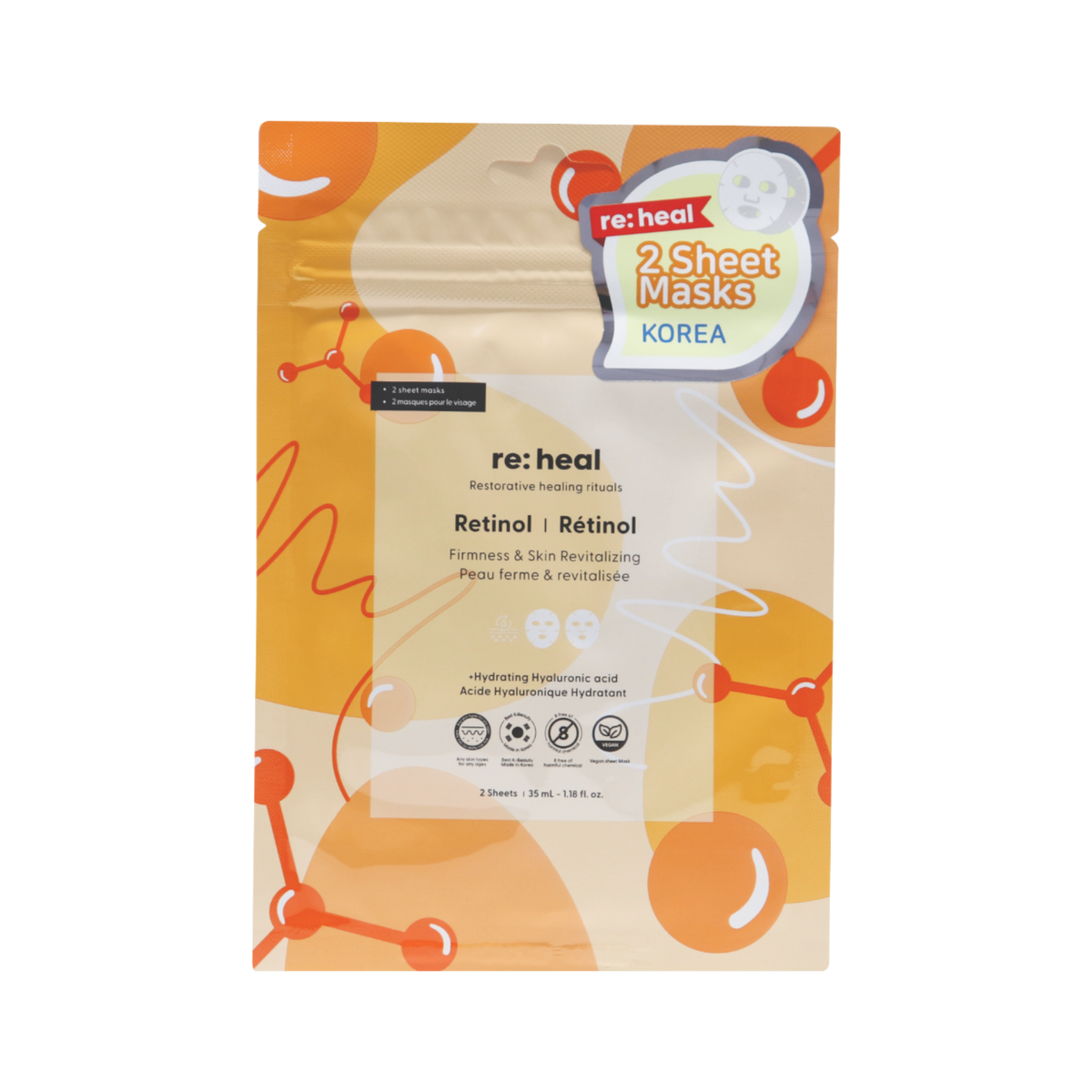 RE:HEAL Gesichtsmasken-Set, 10 x 35 ml #8