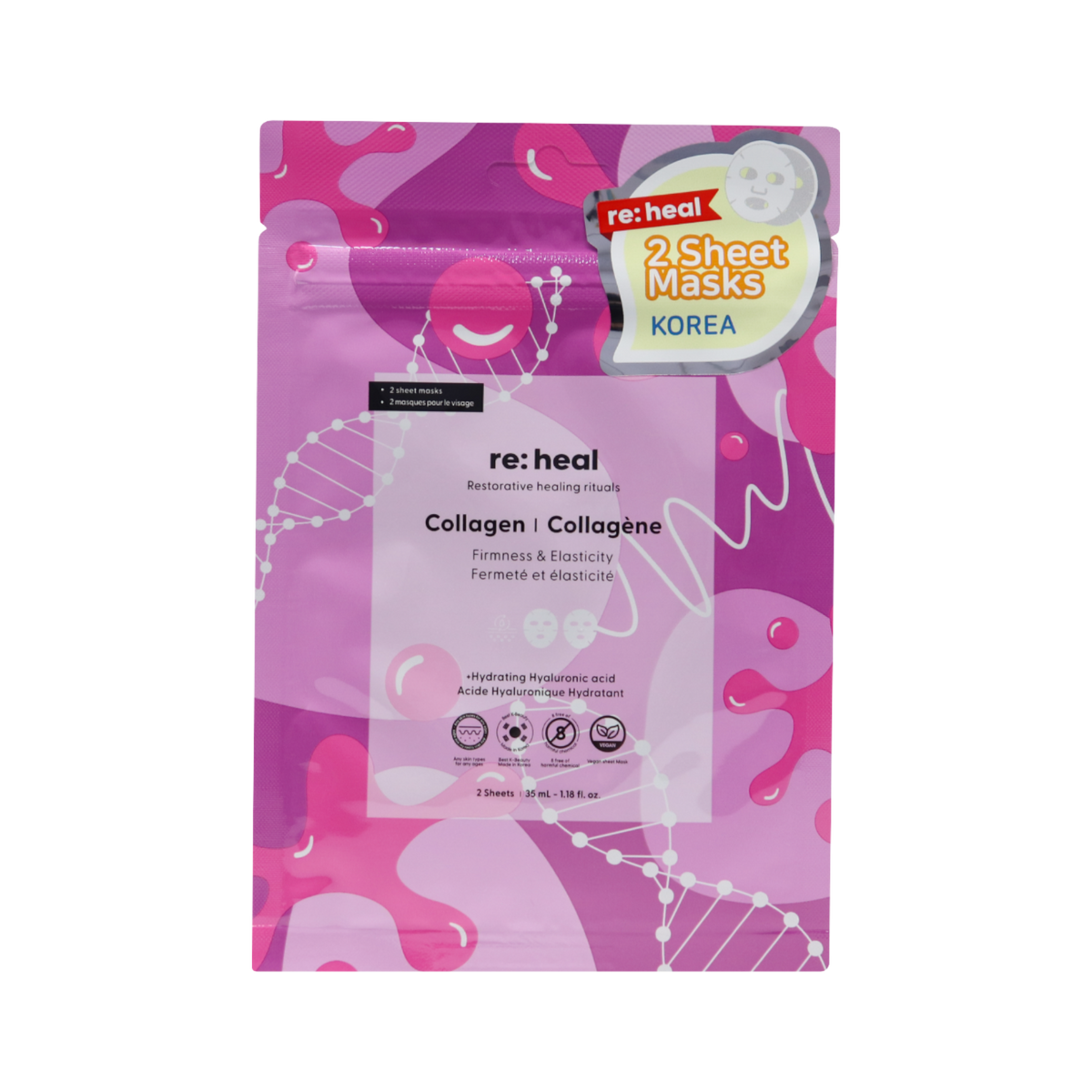 RE:HEAL Gesichtsmasken-Set, 10 x 35 ml #4