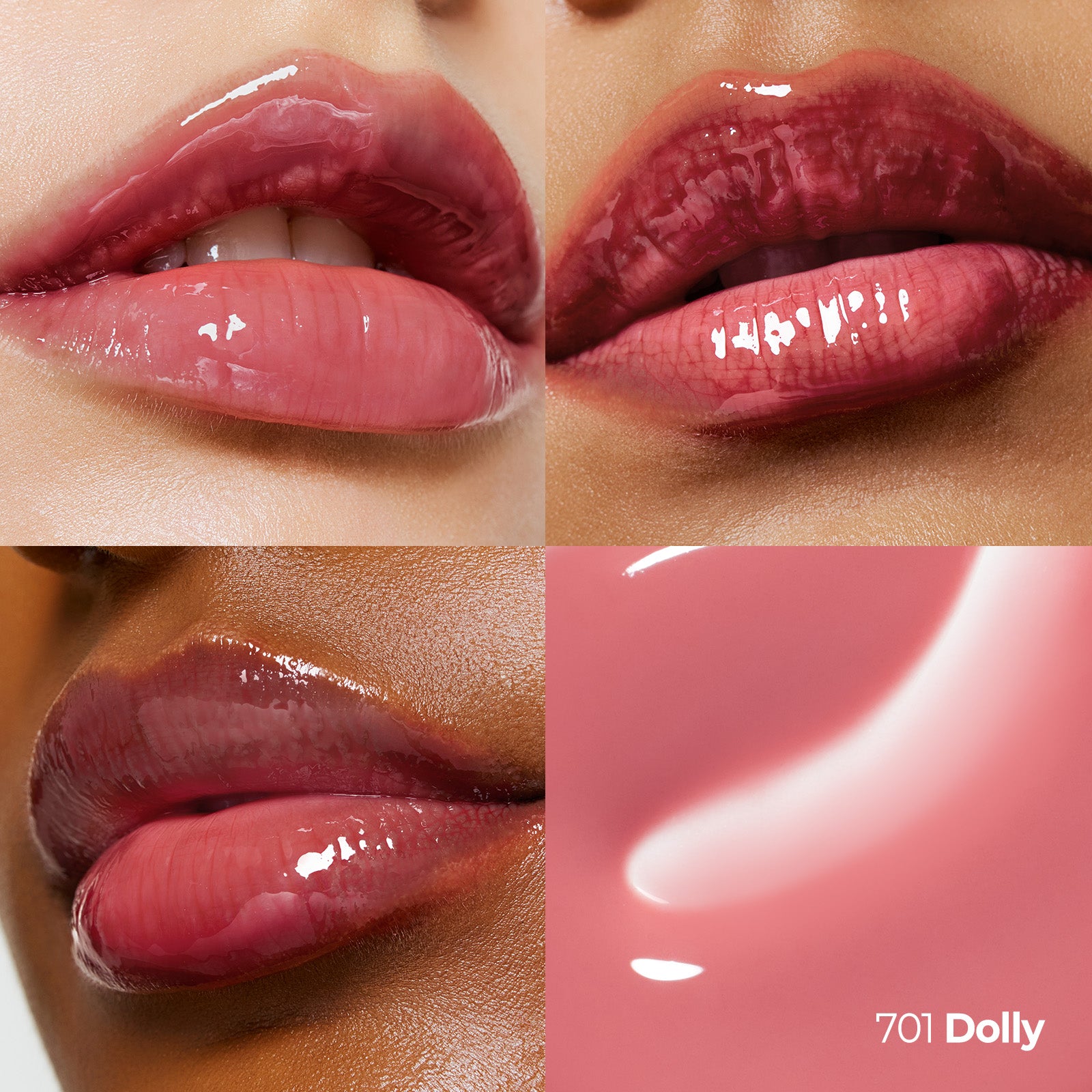 LAKA FRUITY LIP GLOTIONER Pielęgnujący błyszczyk do ust z efektem glossy glow 10 ml #4