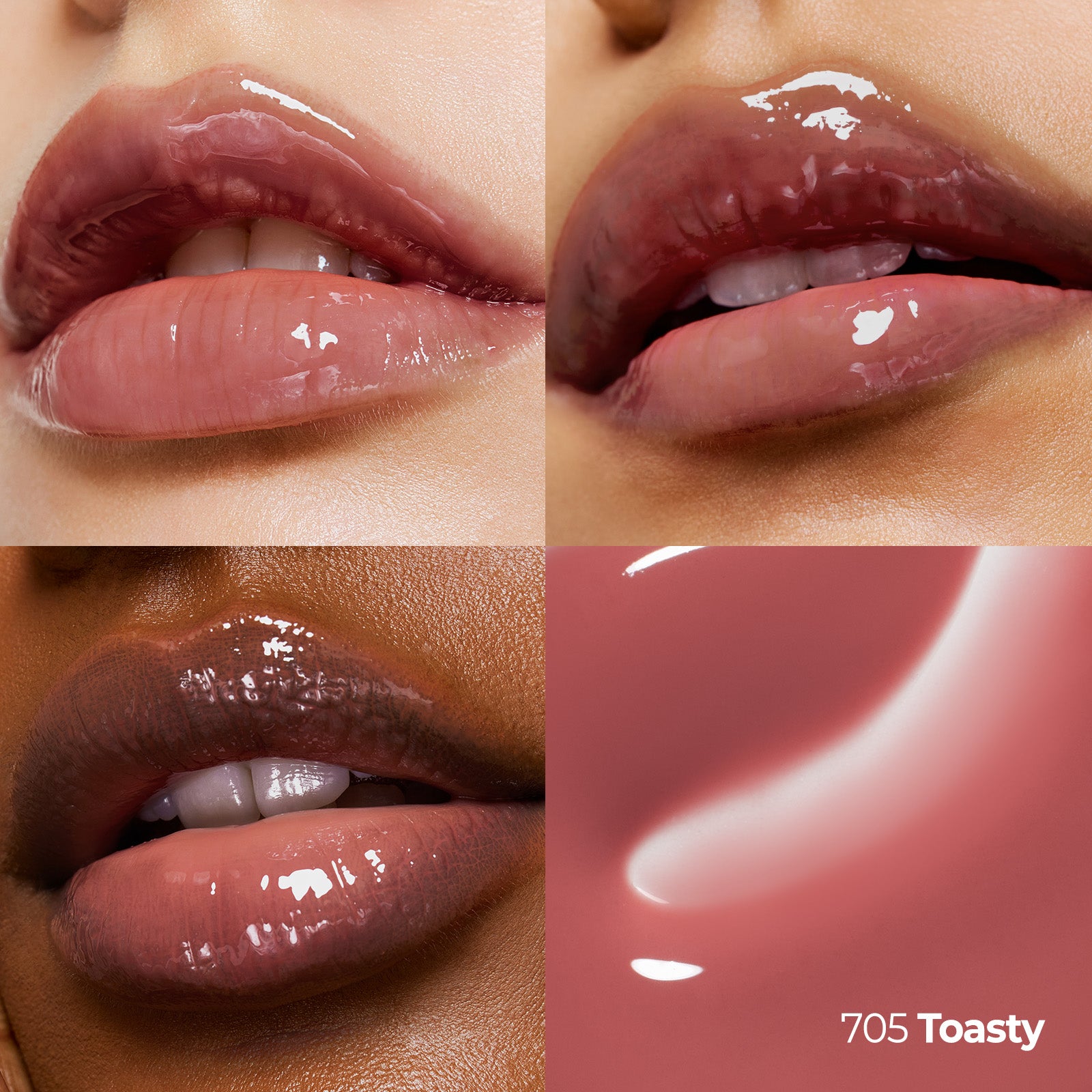 LAKA FRUITY LIP GLOTIONER Pielęgnujący błyszczyk do ust z efektem glossy glow 10 ml #6