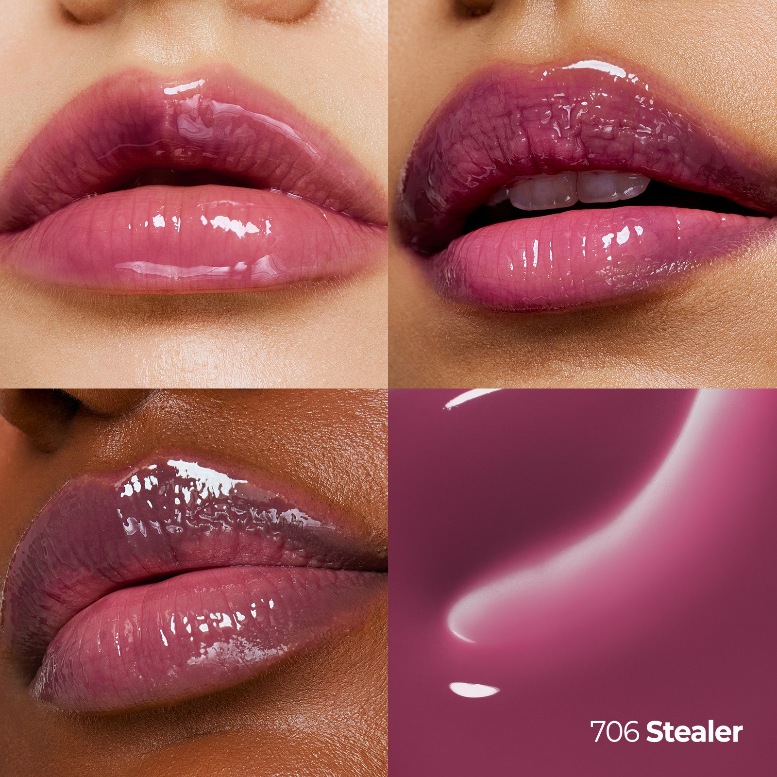 LAKA FRUITY LIP GLOTIONER Pielęgnujący błyszczyk do ust z efektem glossy glow 10 ml #8