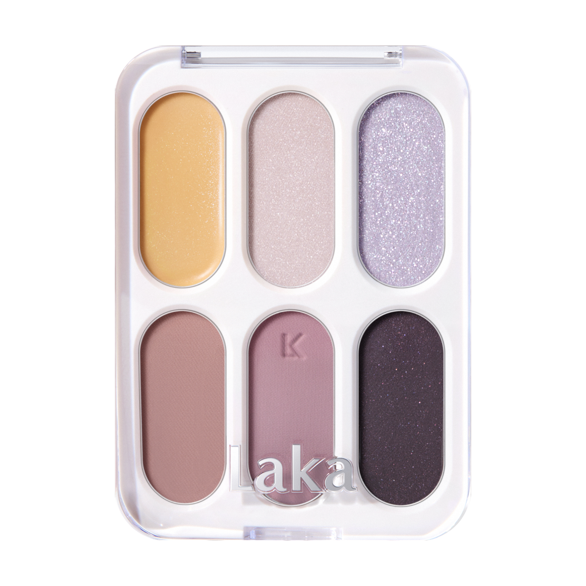 LAKA FOREVER6 EYE PALETTE Paleta cieni do powiek z matowym i połyskującym wykończeniem, 02 Attention  7 g