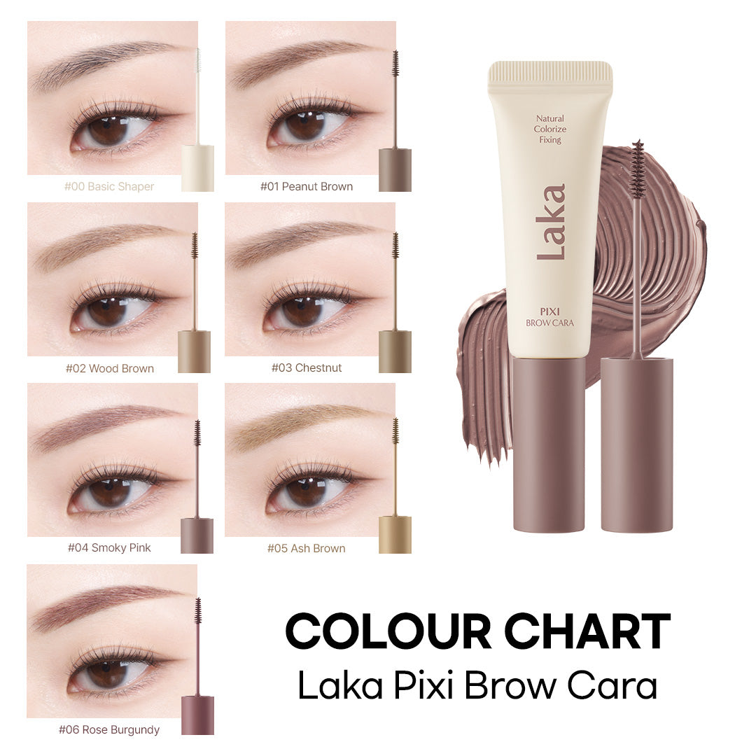 LAKA PIXI BROW CARA Tusz do stylizacji brwi, utrwalający i koloryzujący 8 g