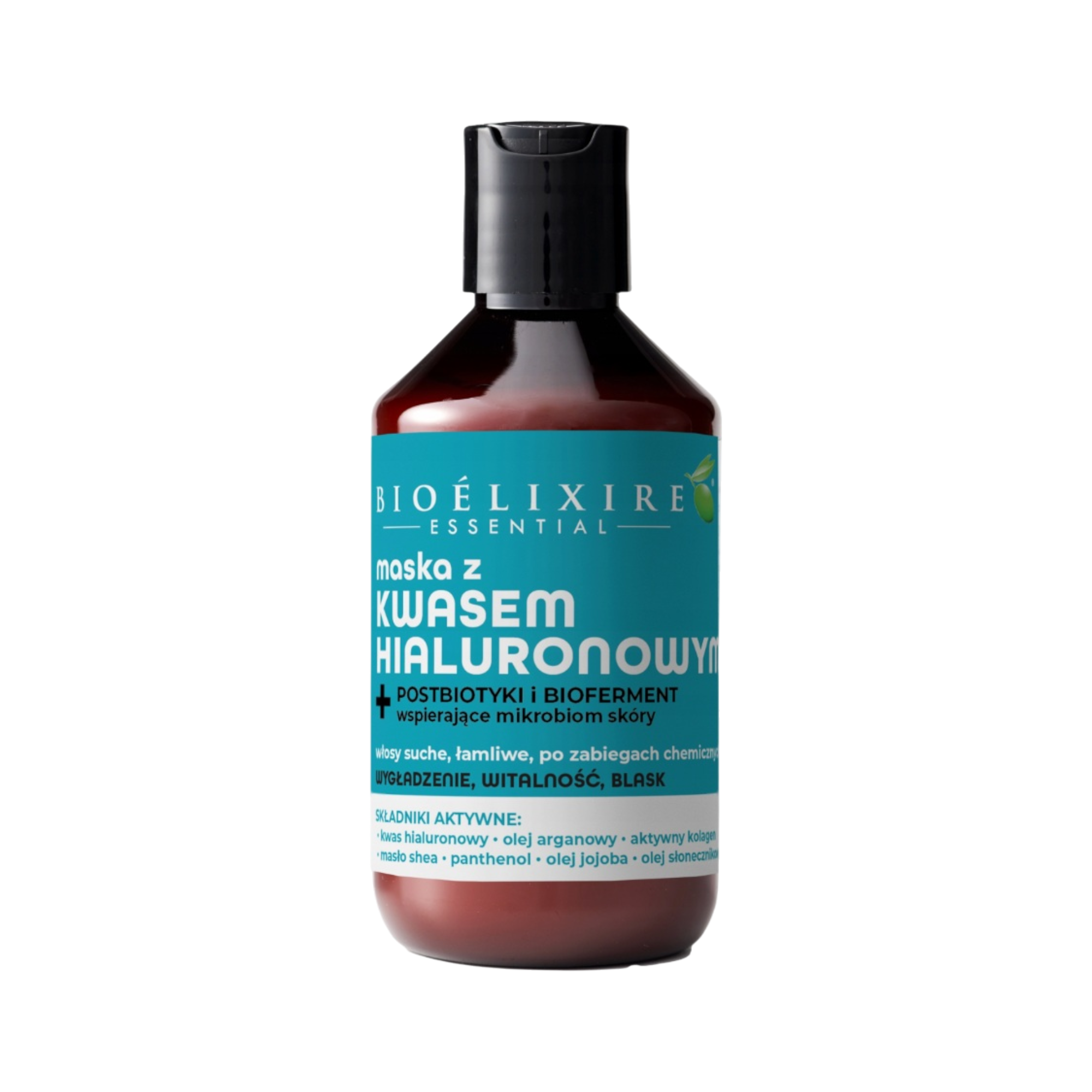BIOELIXIRE ESSENTIAL Emolientowa maska do włosów z kwasem hialuronowym 300 ml