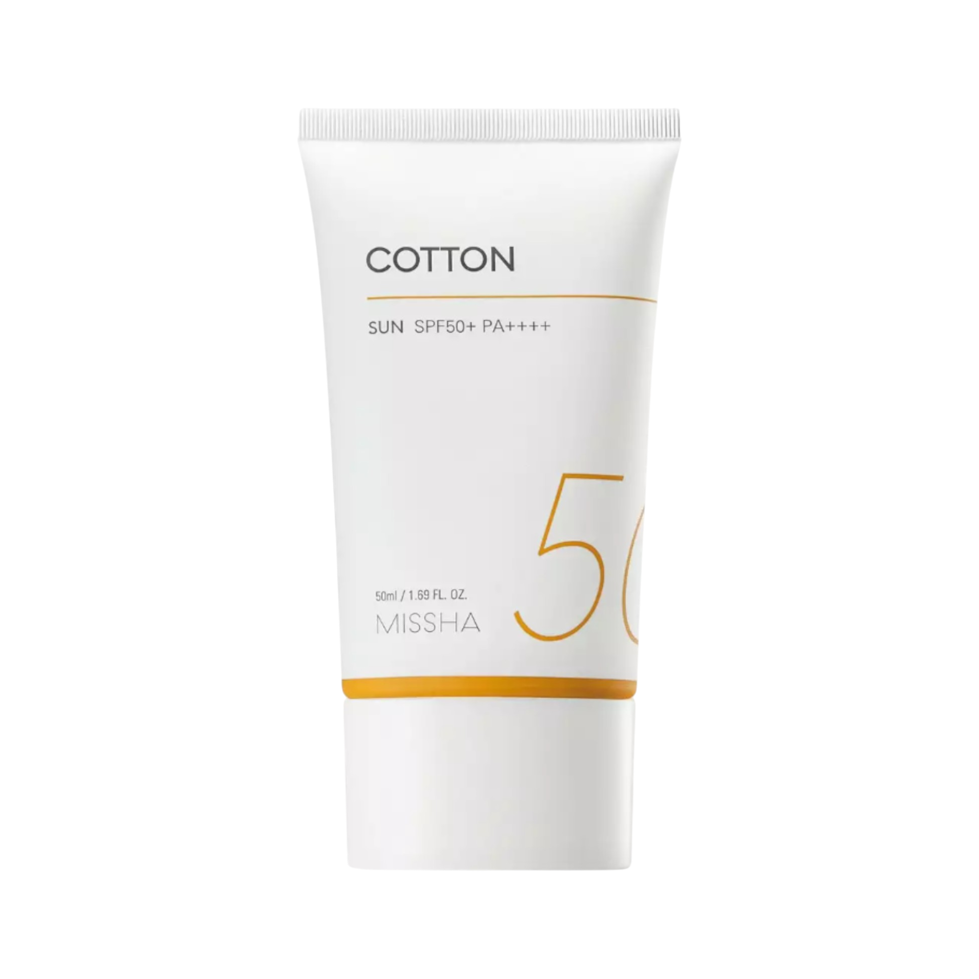 MISSHA ALL AROUND COTTON SUN Sonnenschutz mit Mineralfiltern SPF 50+/PA++++ 50 ml