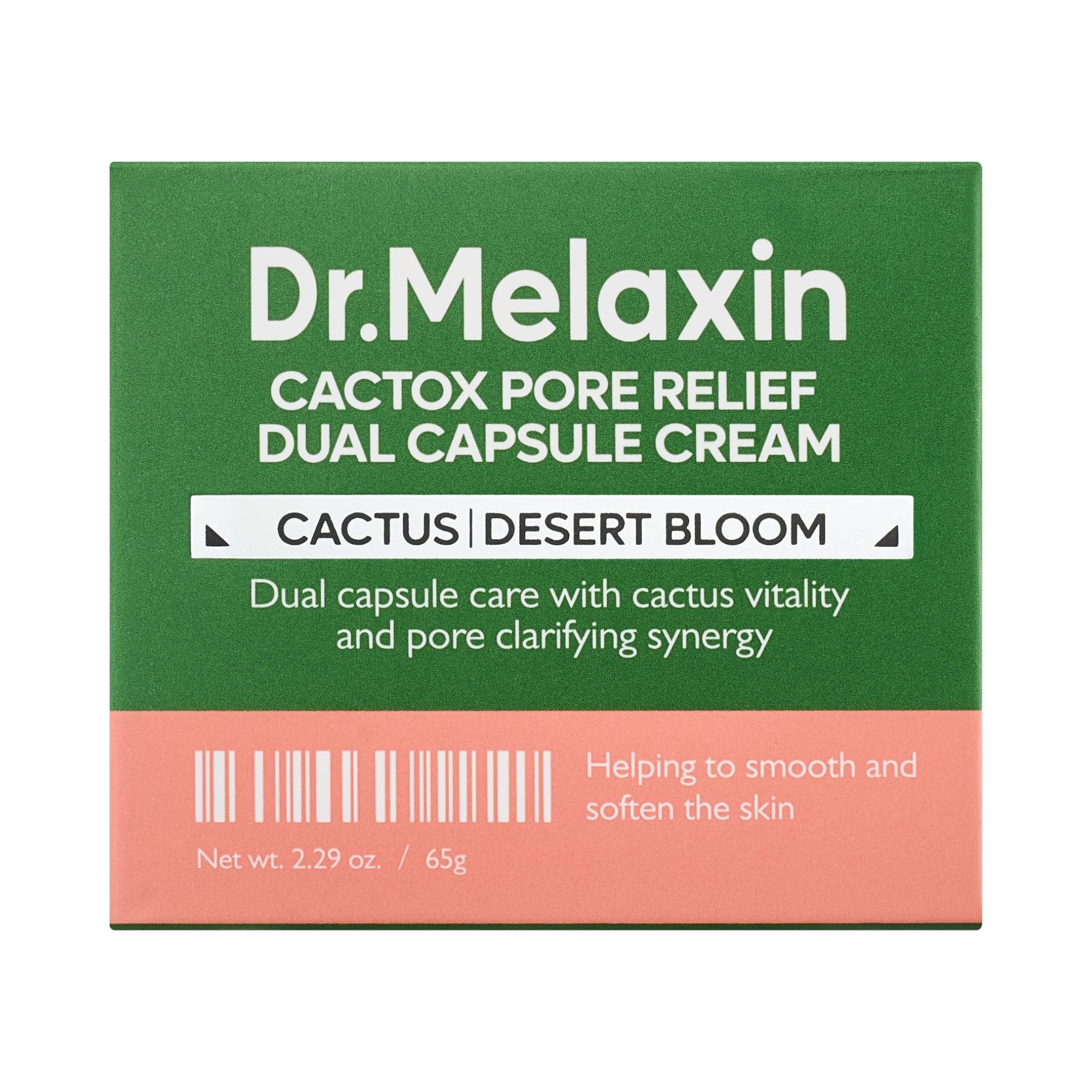 DR.MELAXIN CACTOX PORE RELIEF DUAL CAPSULE CREAM Feuchtigkeitsspendende und glättende Creme in Kapseln 65 g #2