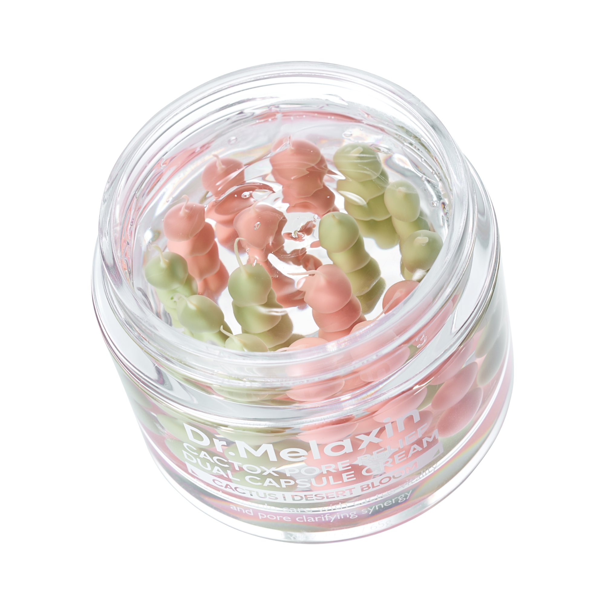 DR.MELAXIN CACTOX PORE RELIEF DUAL CAPSULE CREAM Feuchtigkeitsspendende und glättende Creme in Kapseln 65 g #4