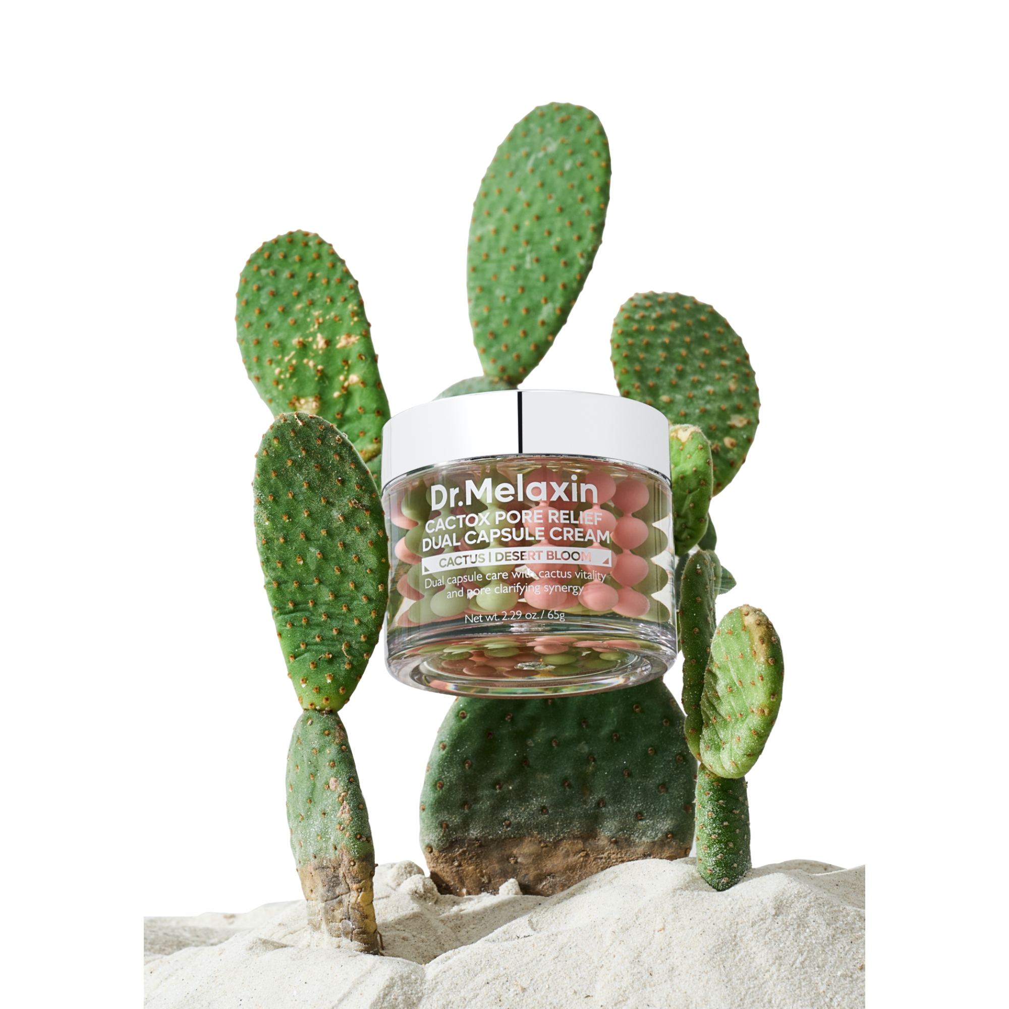 DR.MELAXIN CACTOX PORE RELIEF DUAL CAPSULE CREAM Feuchtigkeitsspendende und glättende Creme in Kapseln 65 g #5