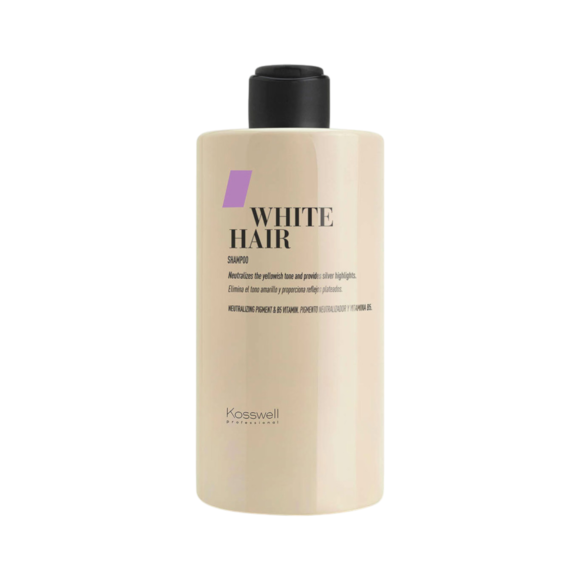 KOSSWELL WHITE HAIR Szampon do włosów siwych i blond 500 ml
