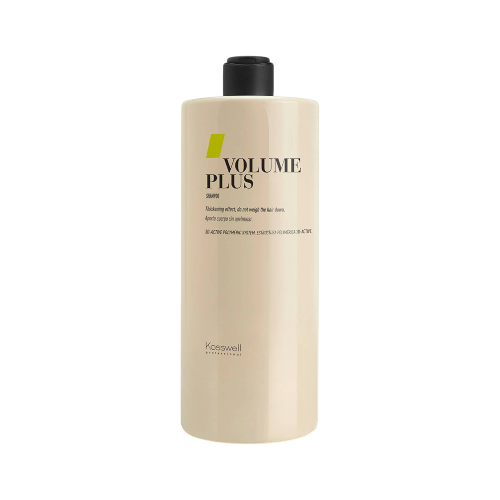 KOSSWELL VOLUME PLUS Shampoo für dünnes Haar, das das Haarvolumen erhöht, 1000 ml