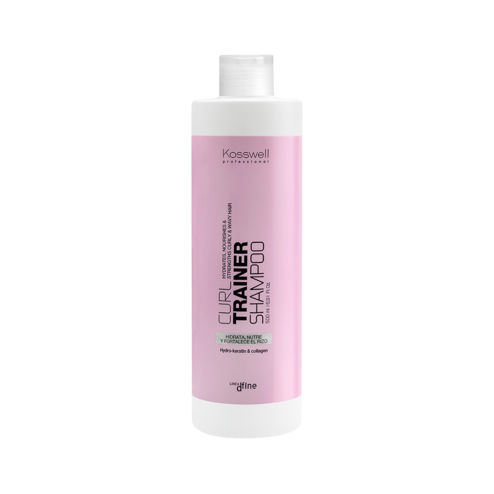 KOSSWELL CURL TRAINER Feuchtigkeitsspendendes Shampoo für lockiges Haar 500 ml