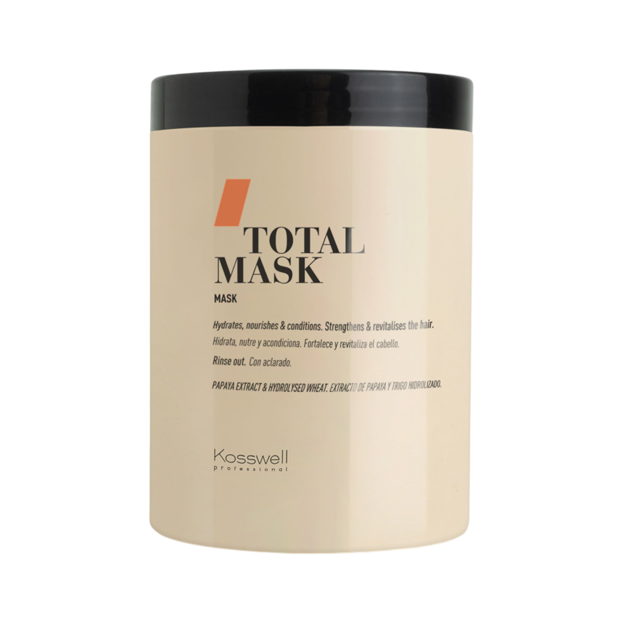 KOSSWELL TOTAL HYDRATING Intensywnie odżywiająca maska do każdego rodzaju włosów 1000 g