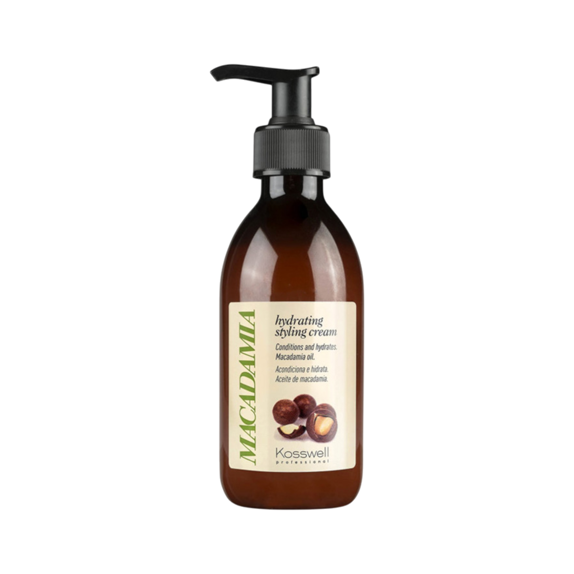 KOSSWELL MACADAMIA HYDRATING Krem do stylizacji włosów z olejkiem macadamia 250 ml