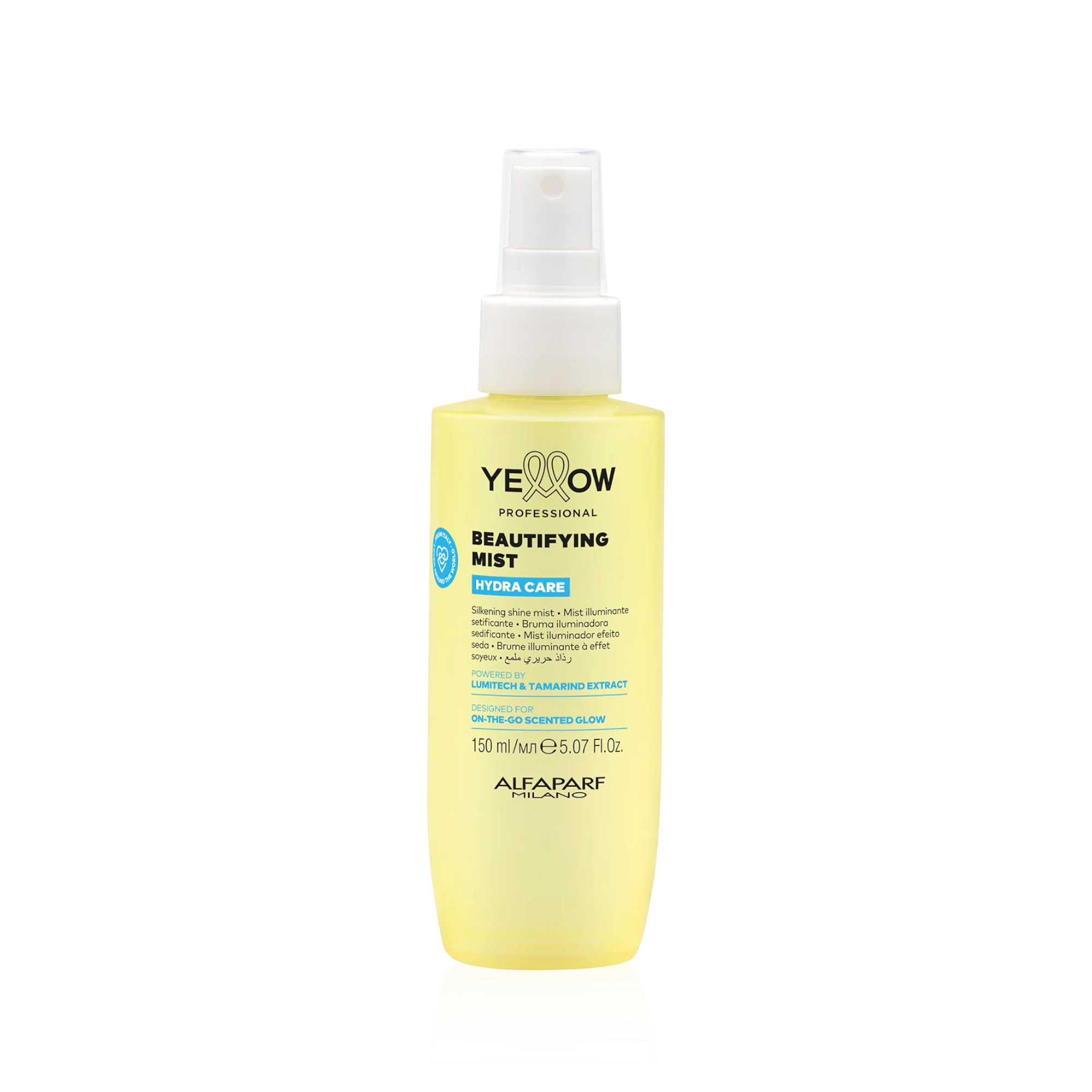 YELLOW PROFESSIONAL BEAUTIFYING MIST HYDRA CARE Wygładzająco-nabłyszczająca mgiełka do włosów 150 ml
