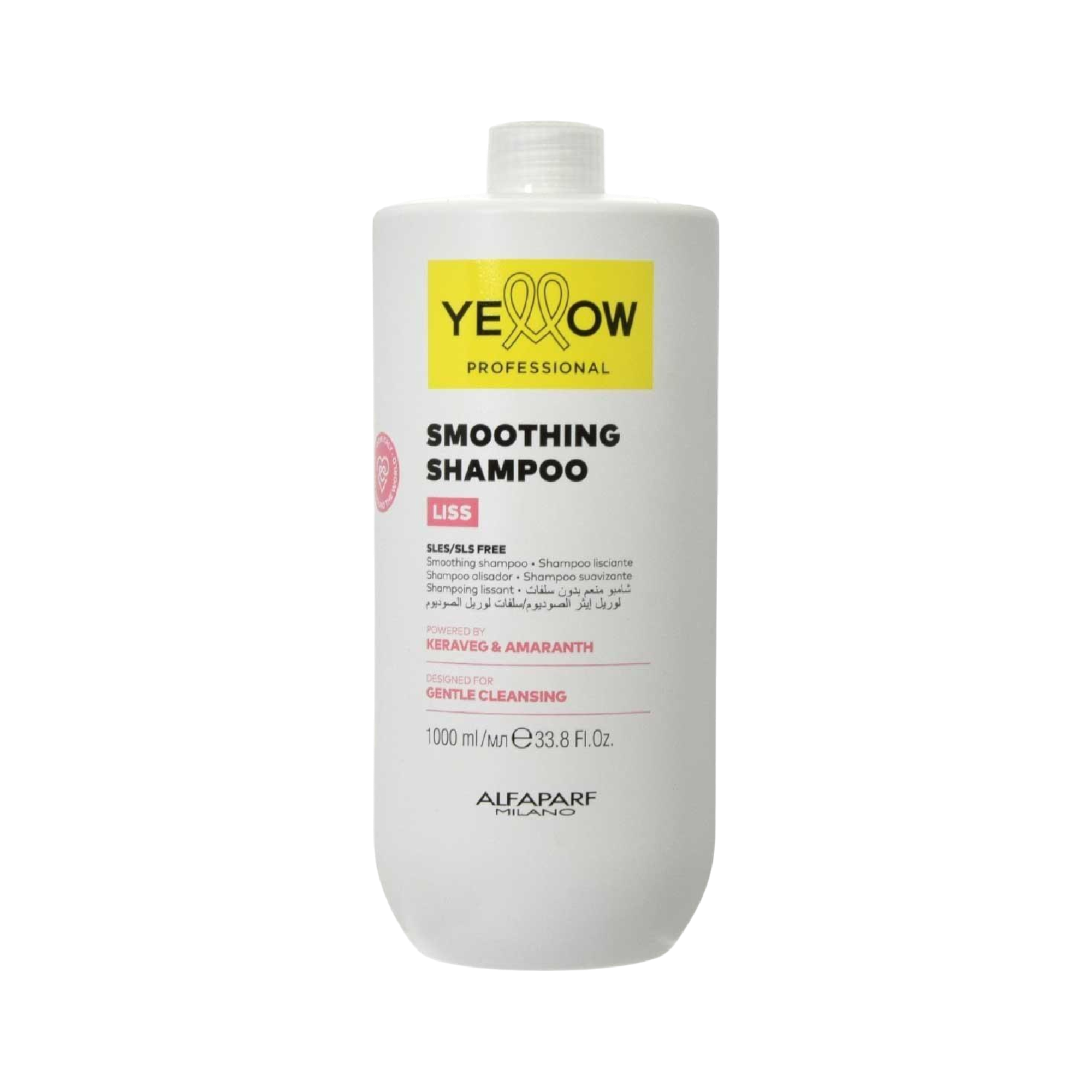YELLOW PROFESSIONAL LISS SMOOTHING Glättendes Shampoo für widerspenstiges Haar 1000 ml