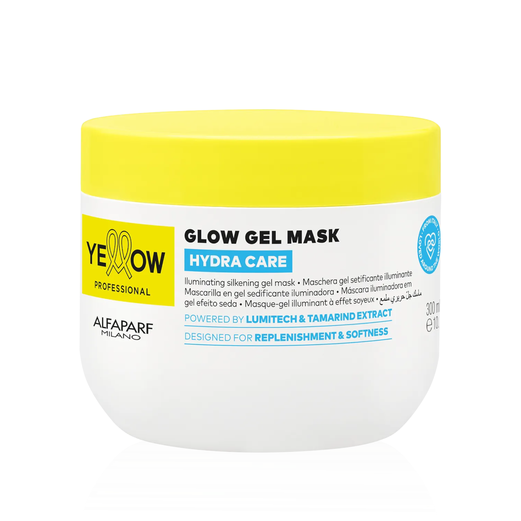 YELLOW PROFESSIONAL GLOW HYDRA CARE Intensiv feuchtigkeitsspendende Haarmaske 300 ml
