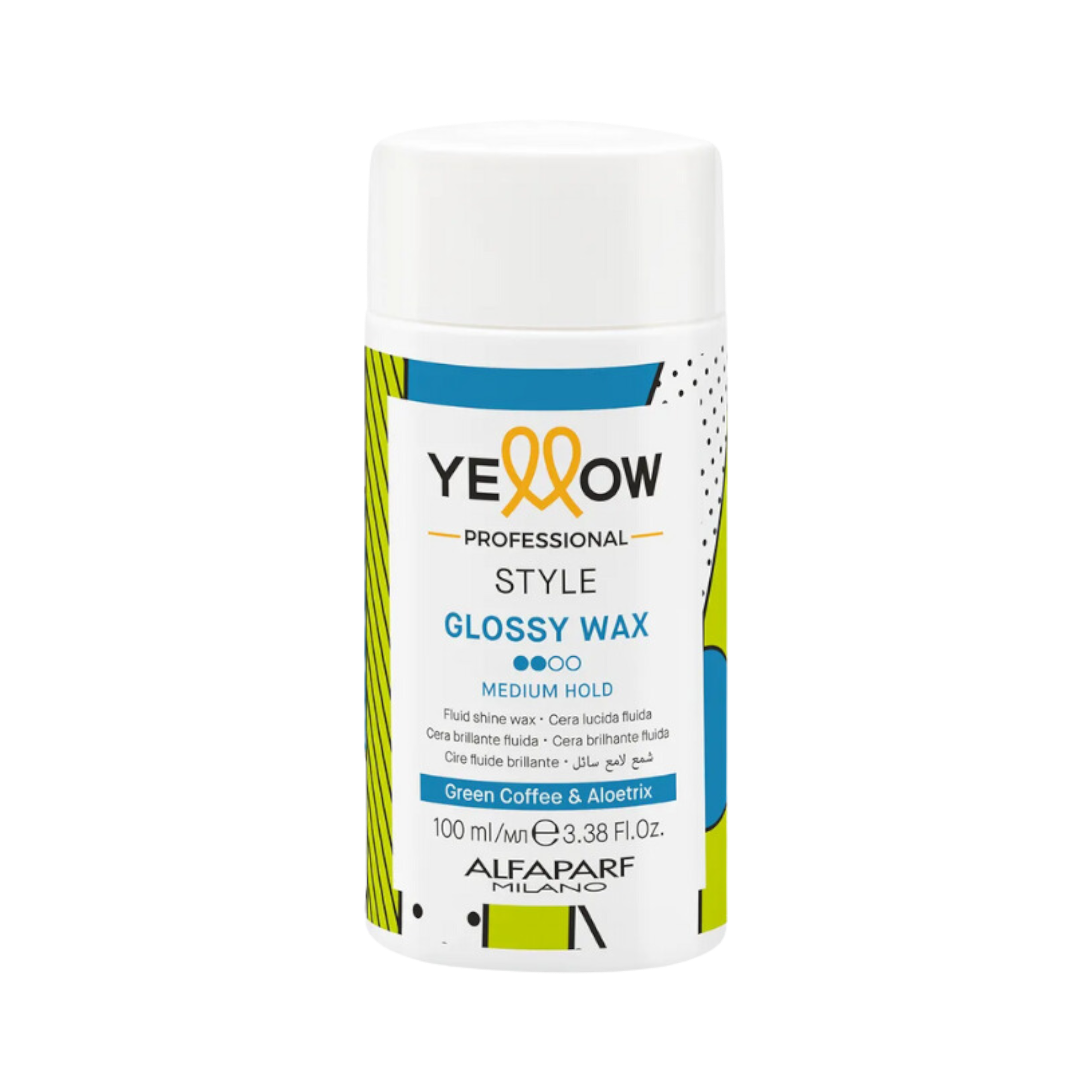 YELLOW PROFESSIONAL STYLE GLOSSY WAX Glänzendes Haar-Stylingwachs 100 ml