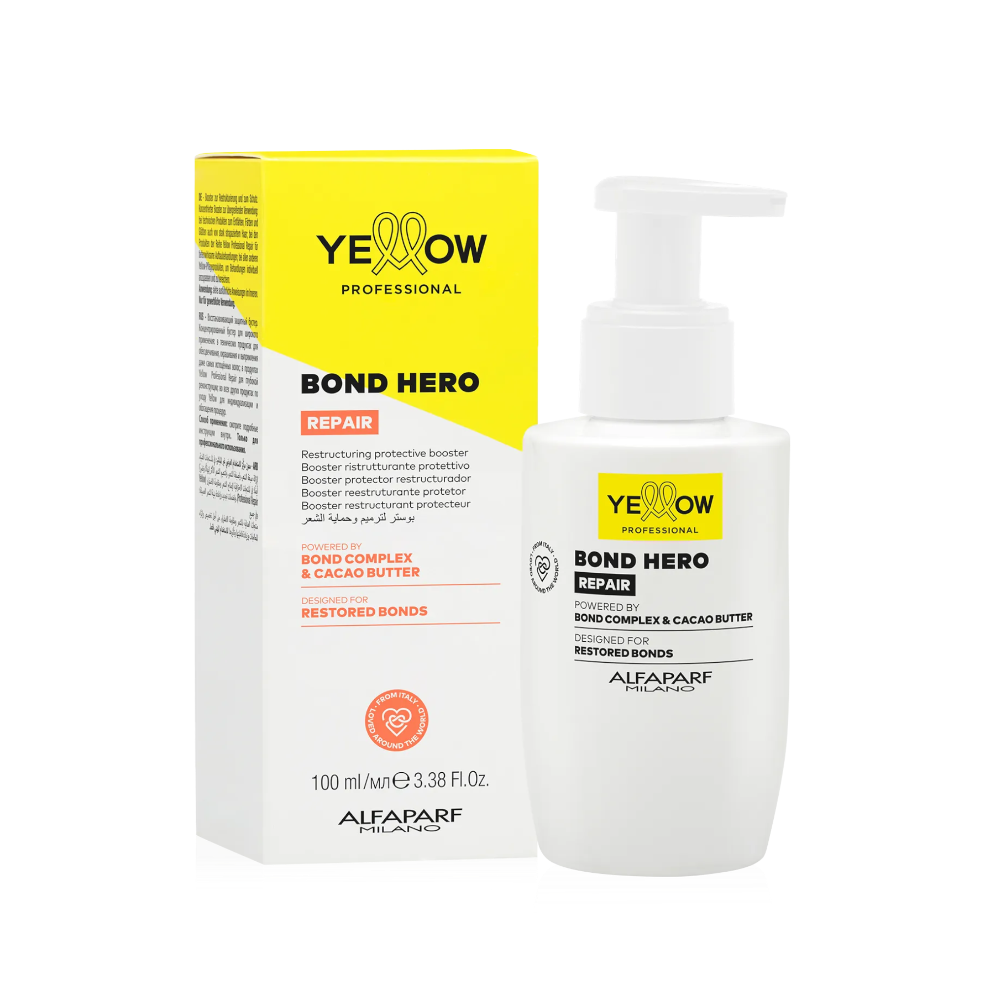 YELLOW PROFESSIONAL BOND HERO REPAIR Booster zum Wiederaufbau der Haarbindungen 100 ml