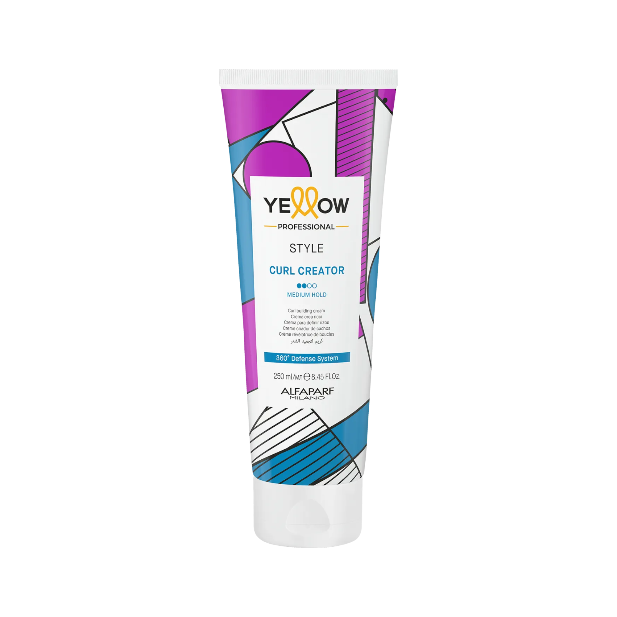 YELLOW PROFESSIONAL STYLE CURL CREATOR Creme für lockiges Haar, die Locken und Wellen definiert, 250 ml