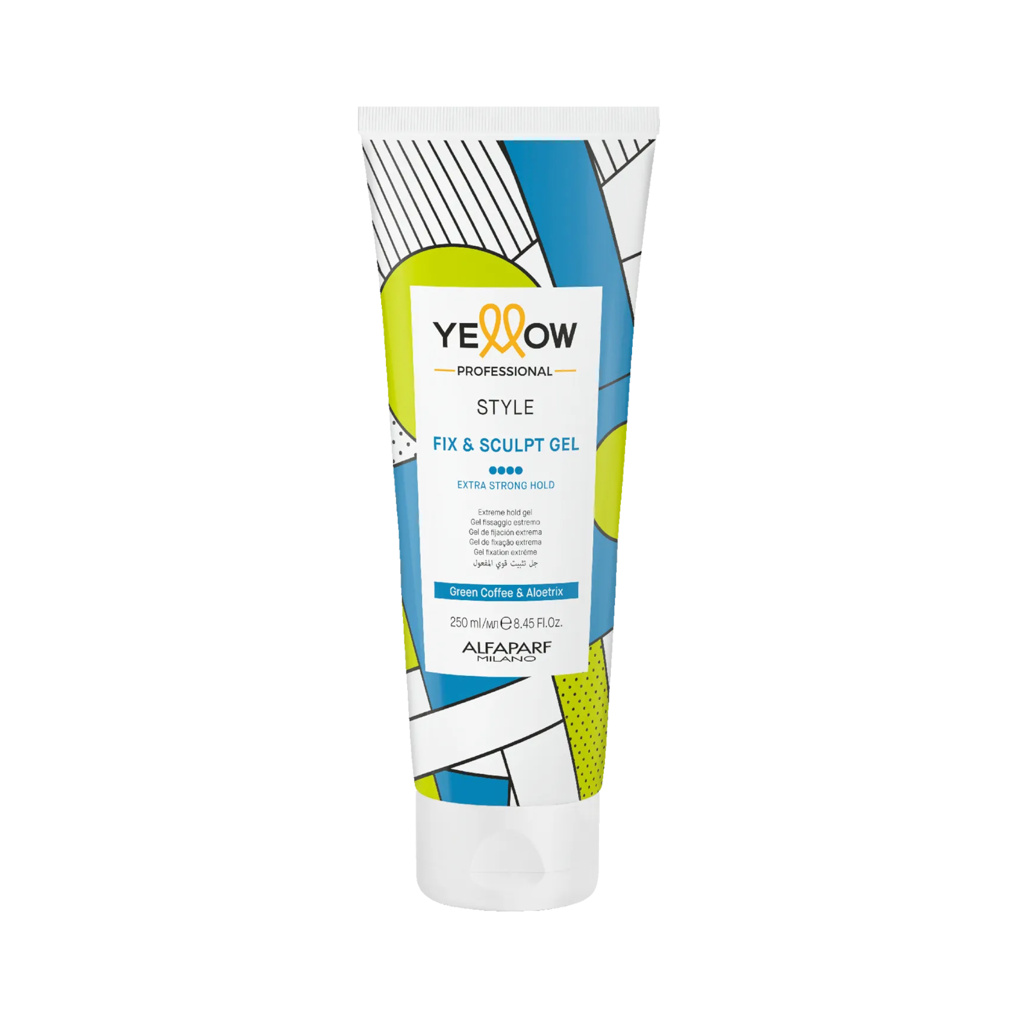 YELLOW PROFESSIONAL STYLE FIX & SCULPT Haarstyling-Gel mit extrem starker Fixierung 250 ml