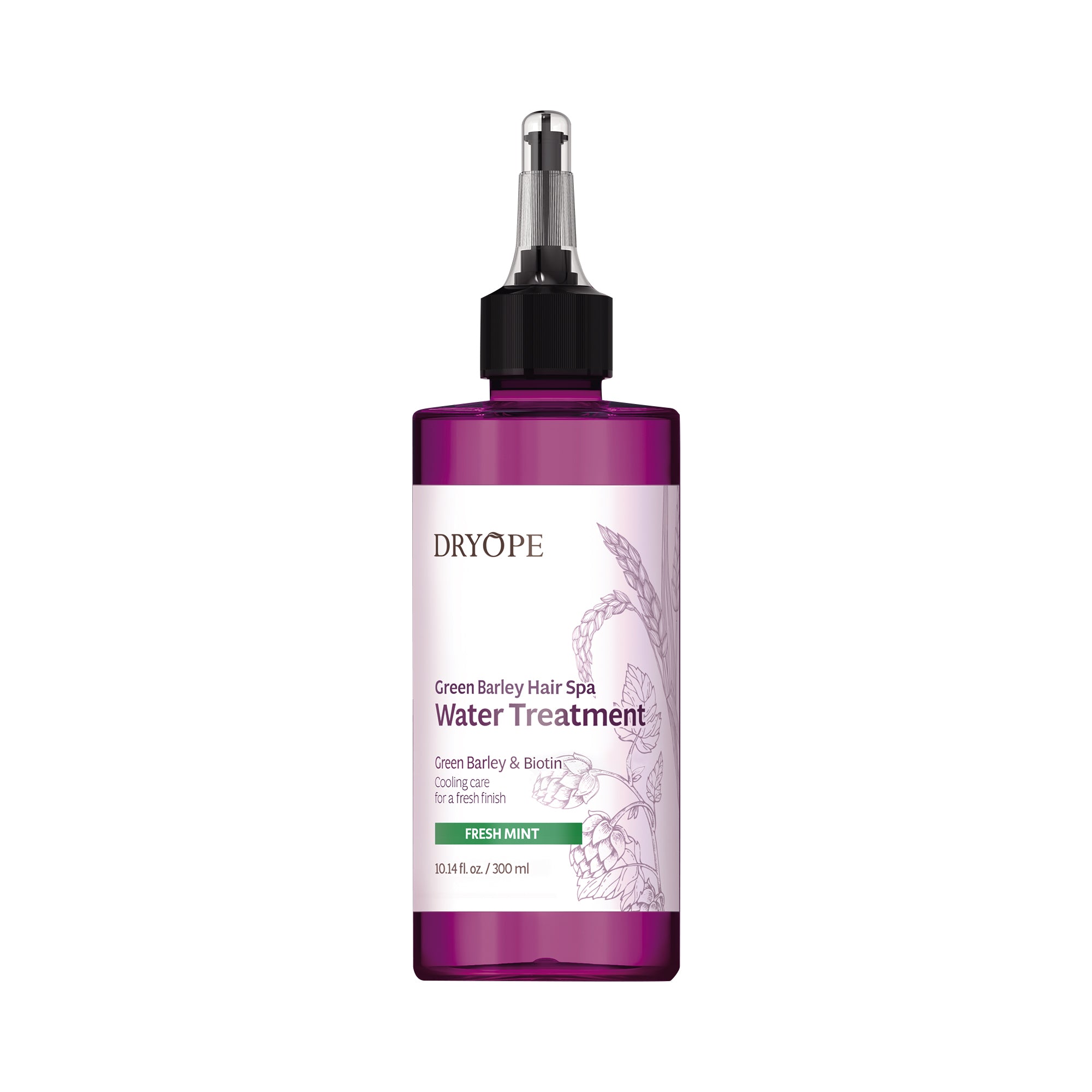 DRYOPE GREEN BARLEY HAIR SPA Umfassende Wasserbehandlung für Kopfhaut und Haar 300 ml