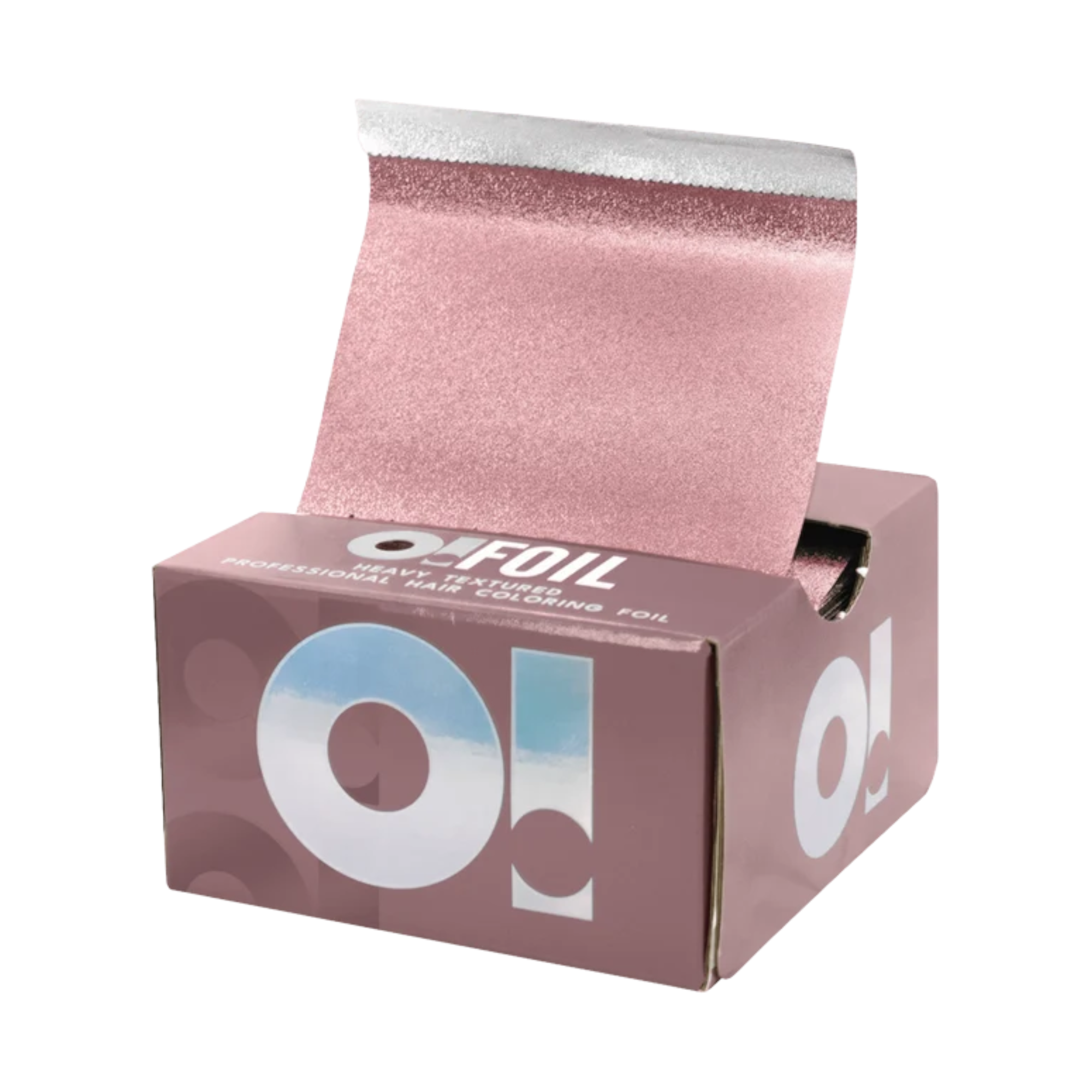 O!TOOLS Aluminium, gerillte Farbfolie, Roségold, 500 Stück