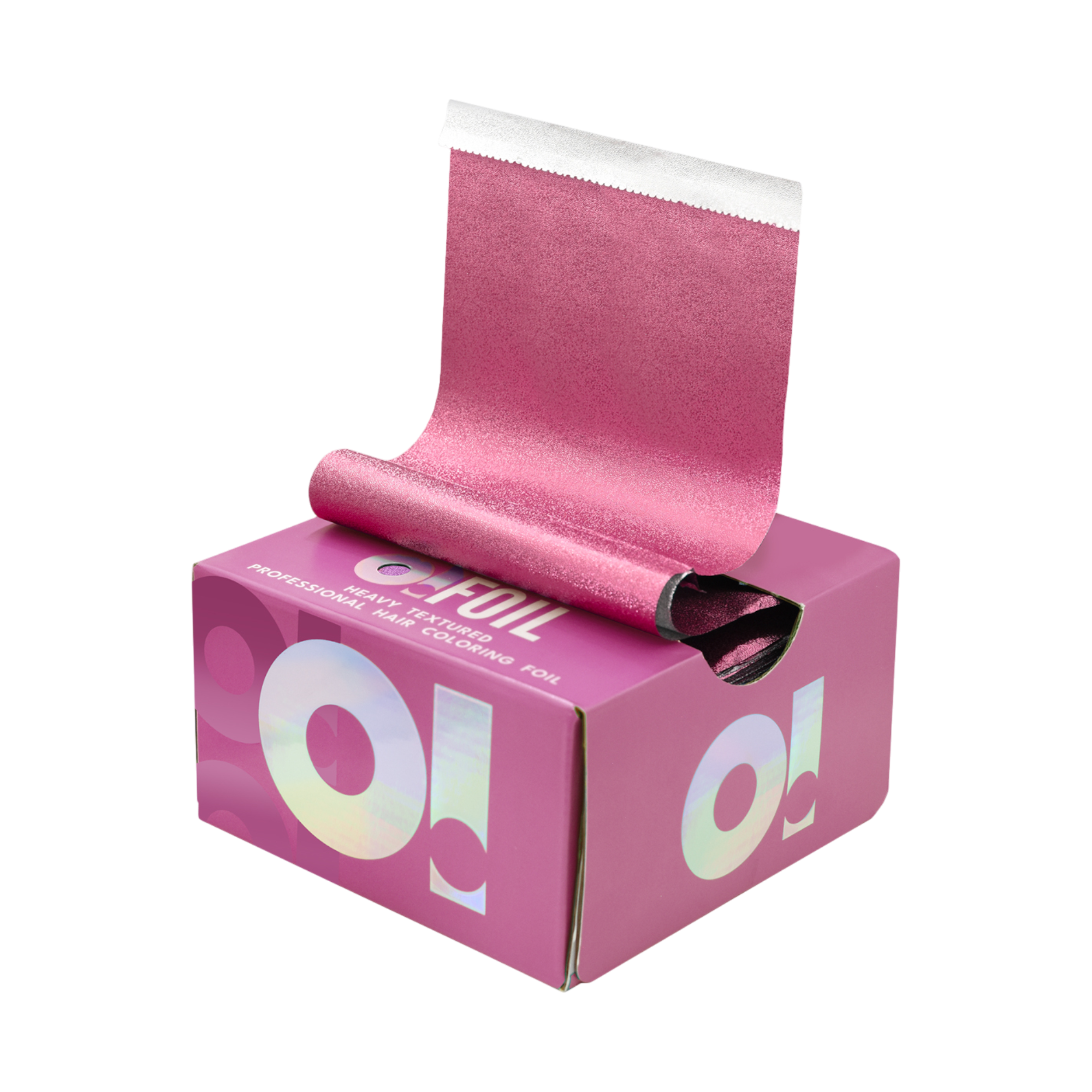 O!TOOLS Aluminium, gerillte Farbfolie, Pink Chic, 500 Stück