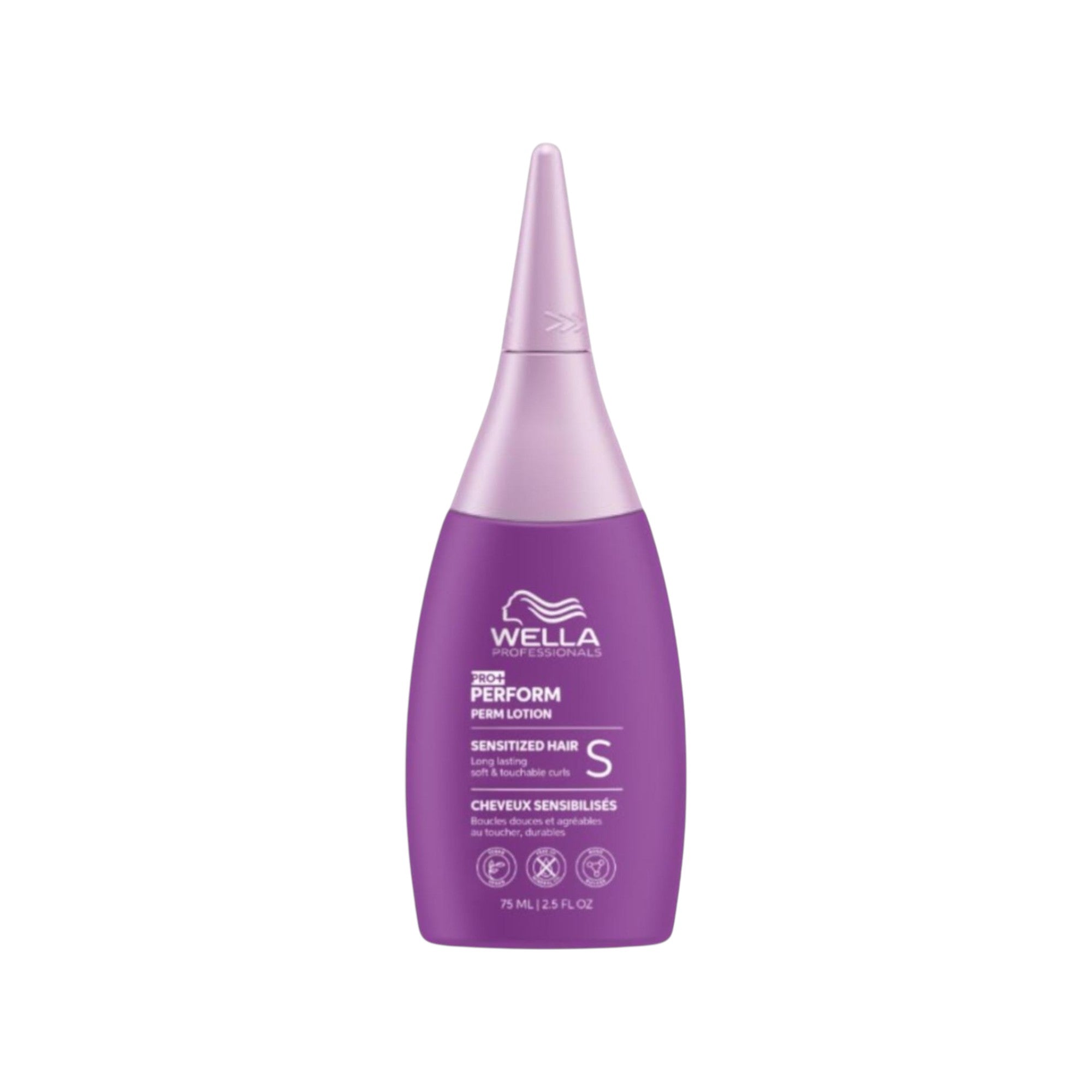 WELLA PROFESSIONALS PRO+ PREFORM PERM S Liquide permanent pour cheveux sensibles 75 ml
