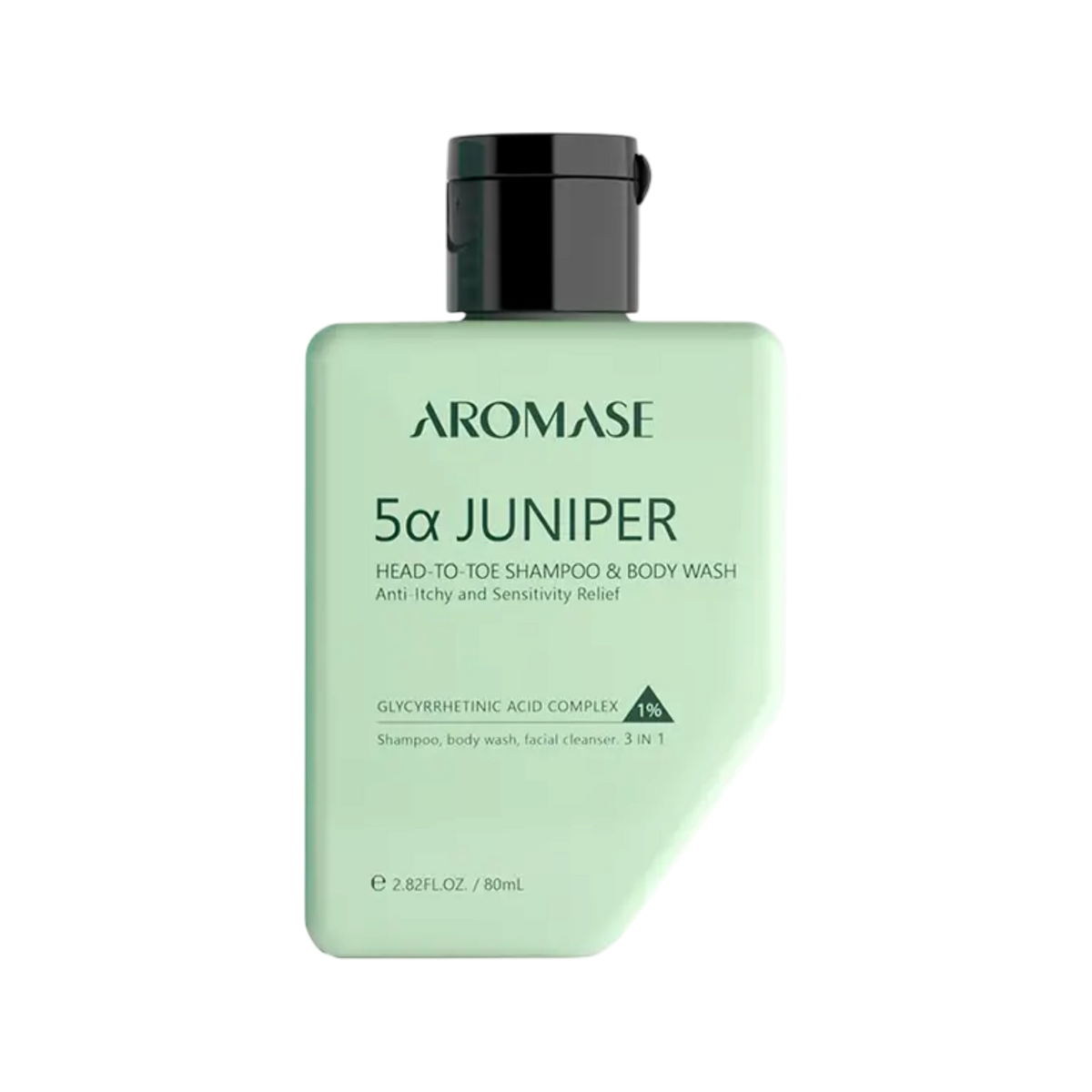 AROMASE 5α JUNIPER HEAD TO TOE PURIFYING 3-in-1-Gel zum Waschen von Gesicht, Körper und Haaren, 80 ml