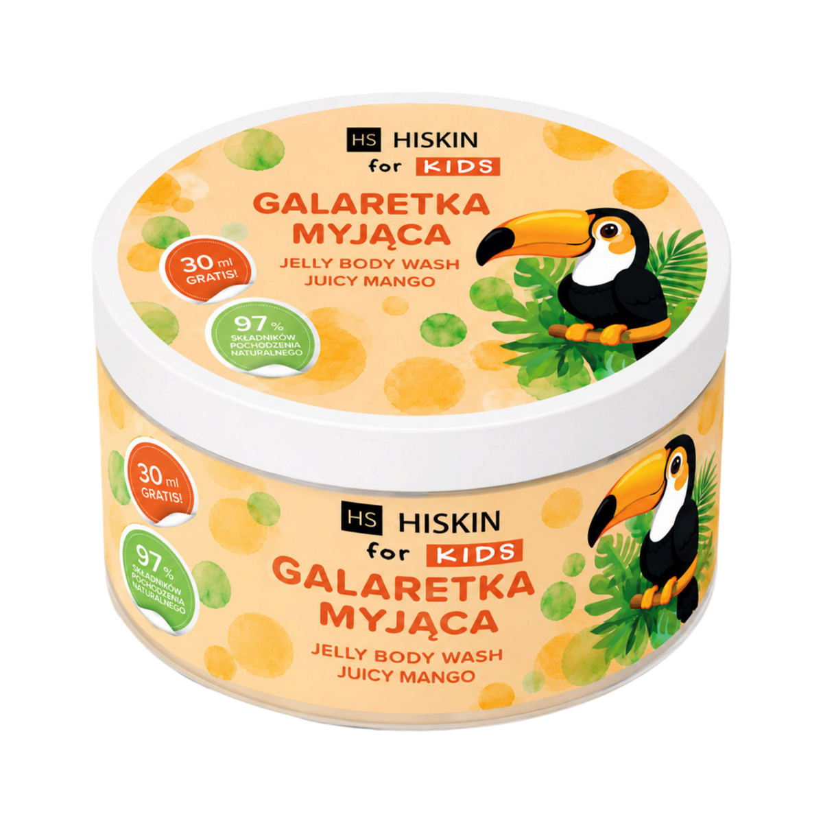 HISKIN FOR KIDS Waschgelee, Juicy Mango 180 ml