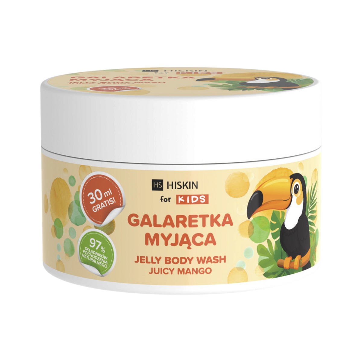 HISKIN FOR KIDS Waschgelee, Juicy Mango 180 ml