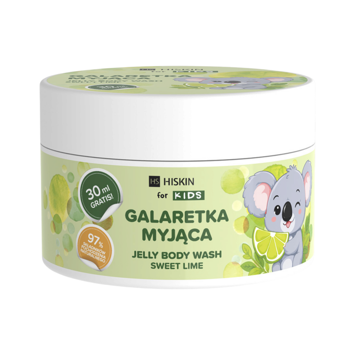 HISKIN FOR KIDS Waschgelee, Sweet Lime 180 ml