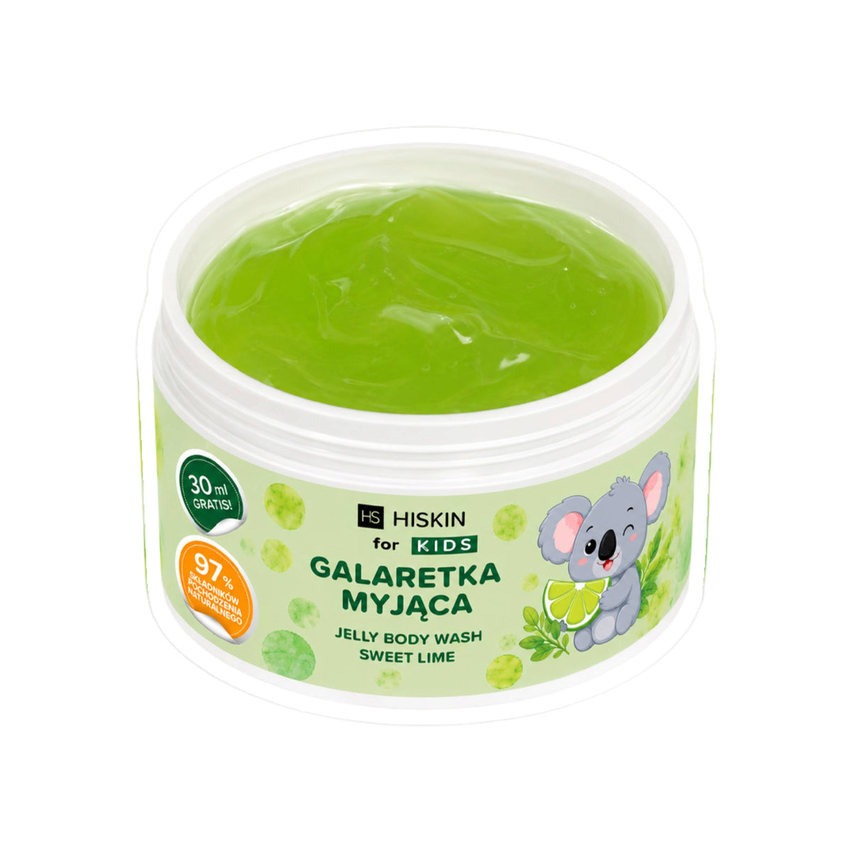 HISKIN FOR KIDS Waschgelee, Sweet Lime 180 ml #2