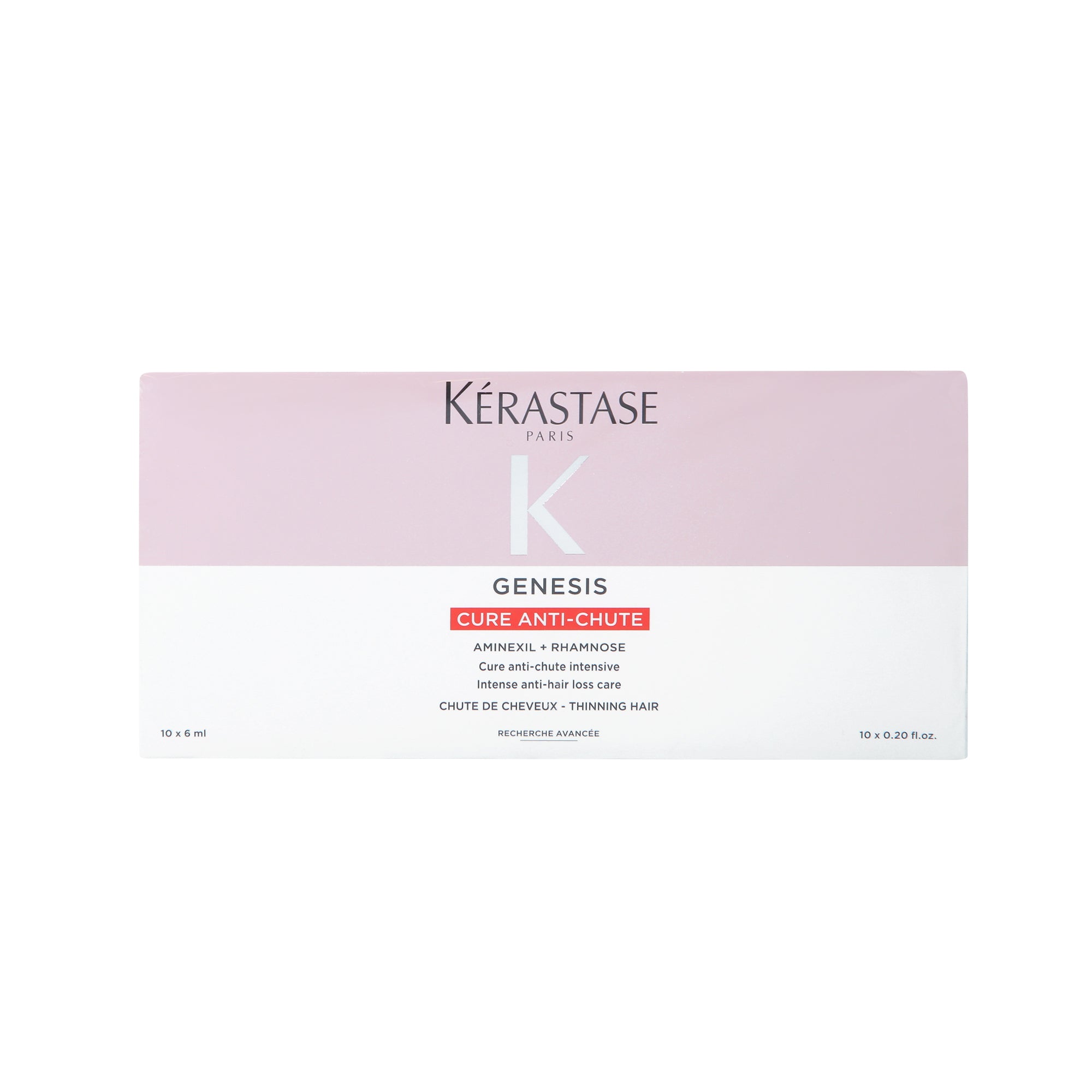 KÉRASTASE GENESIS CURE ANTICHUTE FORTIFIANTES AMINEXIL Kräftigende Ampullen für Haar und Kopfhaut 10 x 6 ml