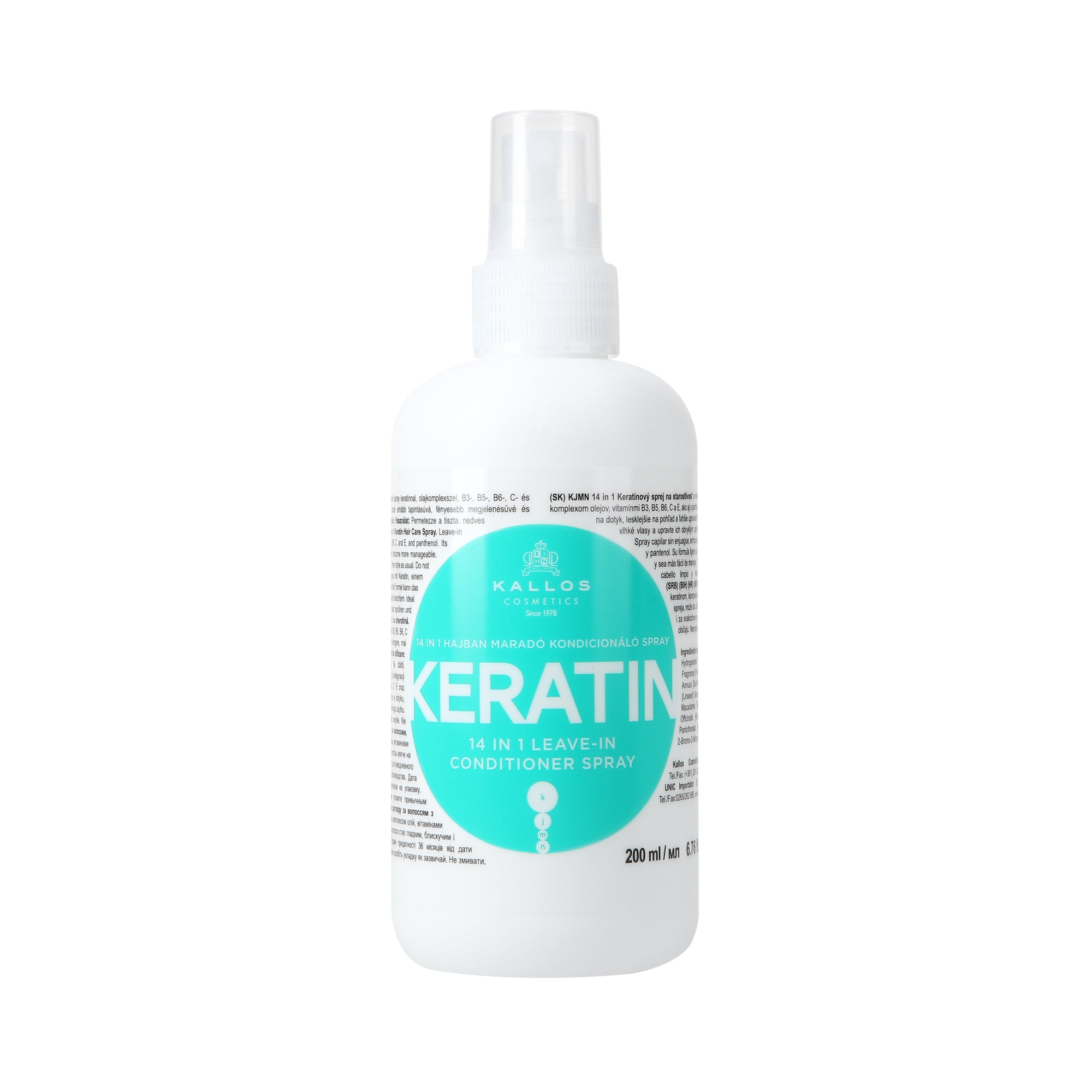 KALLOS KJMN KERATIN Intensiv regenerierender Leave-in-Conditioner mit Keratin 200 ml