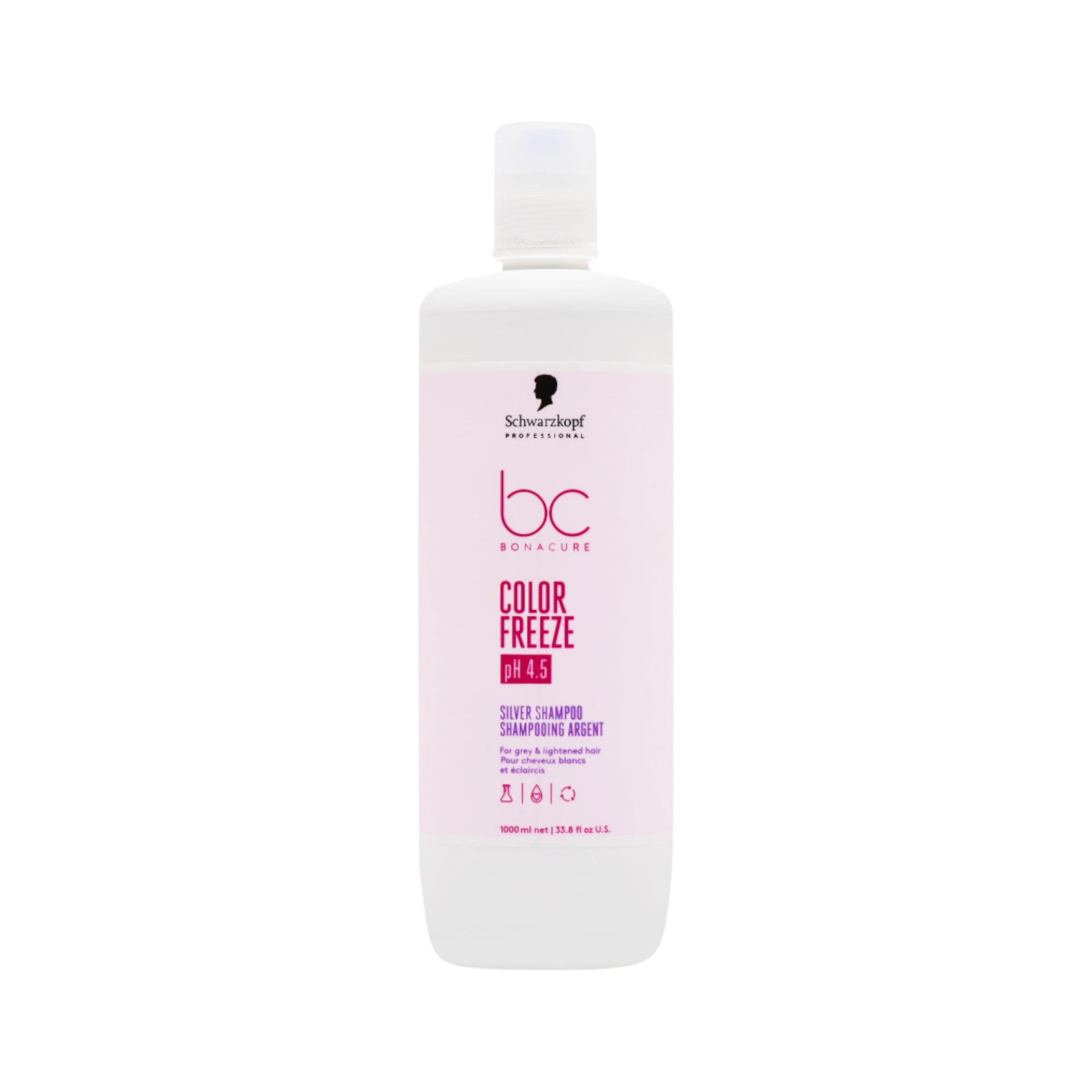 SCHWARZKOPF PROFESSIONAL BC COLOR FREEZE SILVER Shampoo für graues und blondes Haar 1000ml