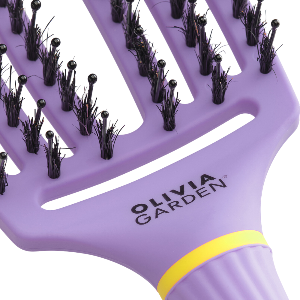 OLIVIA GARDEN FINGERBRUSH COMBO MEDIUM INNER CHILD Entwirrungsbürste – Limited Edition Snuggle Purple #2