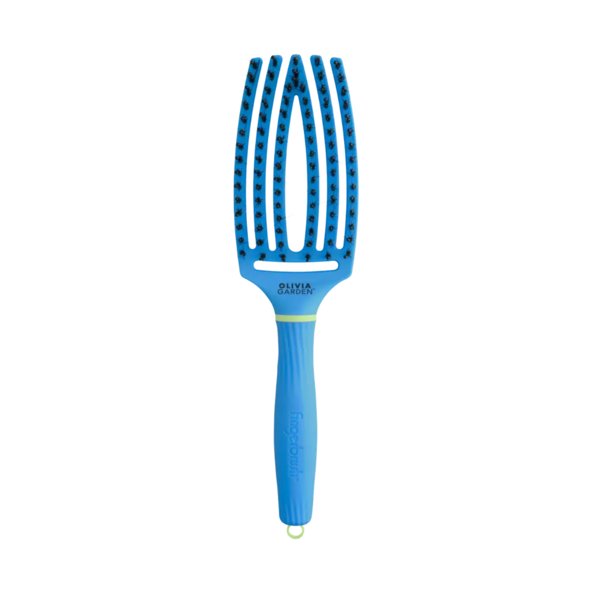OLIVIA GARDEN FINGERBRUSH COMBO MEDIUM INNER CHILD Haarentwirrungsbürste – Limited Edition Turbo Blue