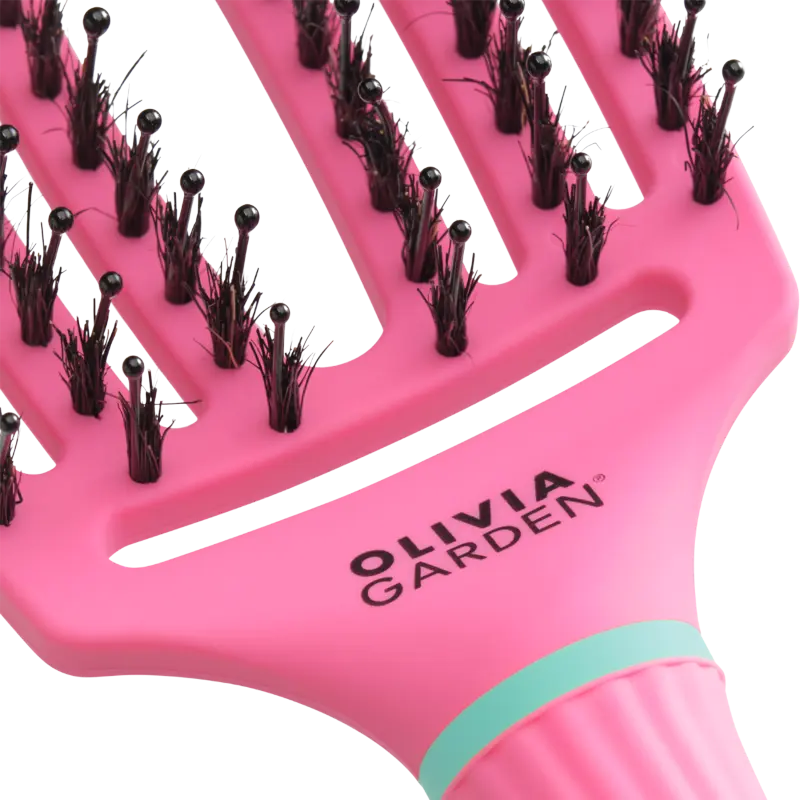OLIVIA GARDEN FINGERBRUSH COMBO MEDIUM INNER CHILD Entwirrungsbürste – Limited Edition Bubble Blue #2