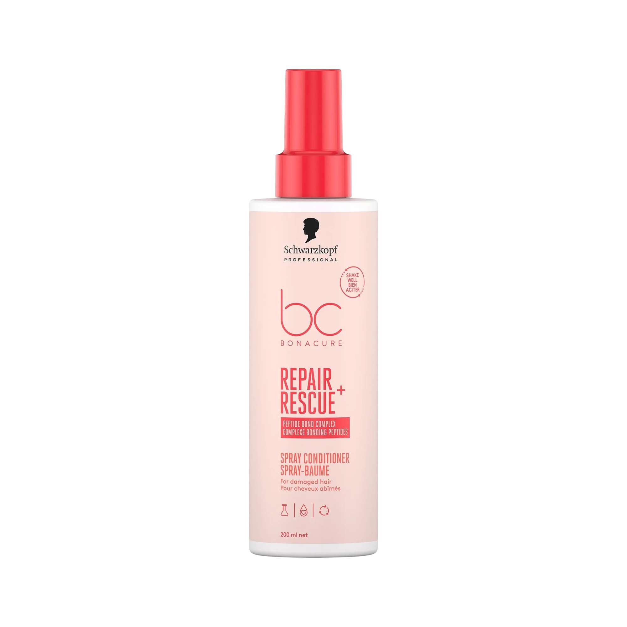 SCHWARZKOPF PROFESSIONAL BONACURE REPAIR RESCUE+ Regenerierende Spülung für geschädigtes Haar, Spray 200 ml
