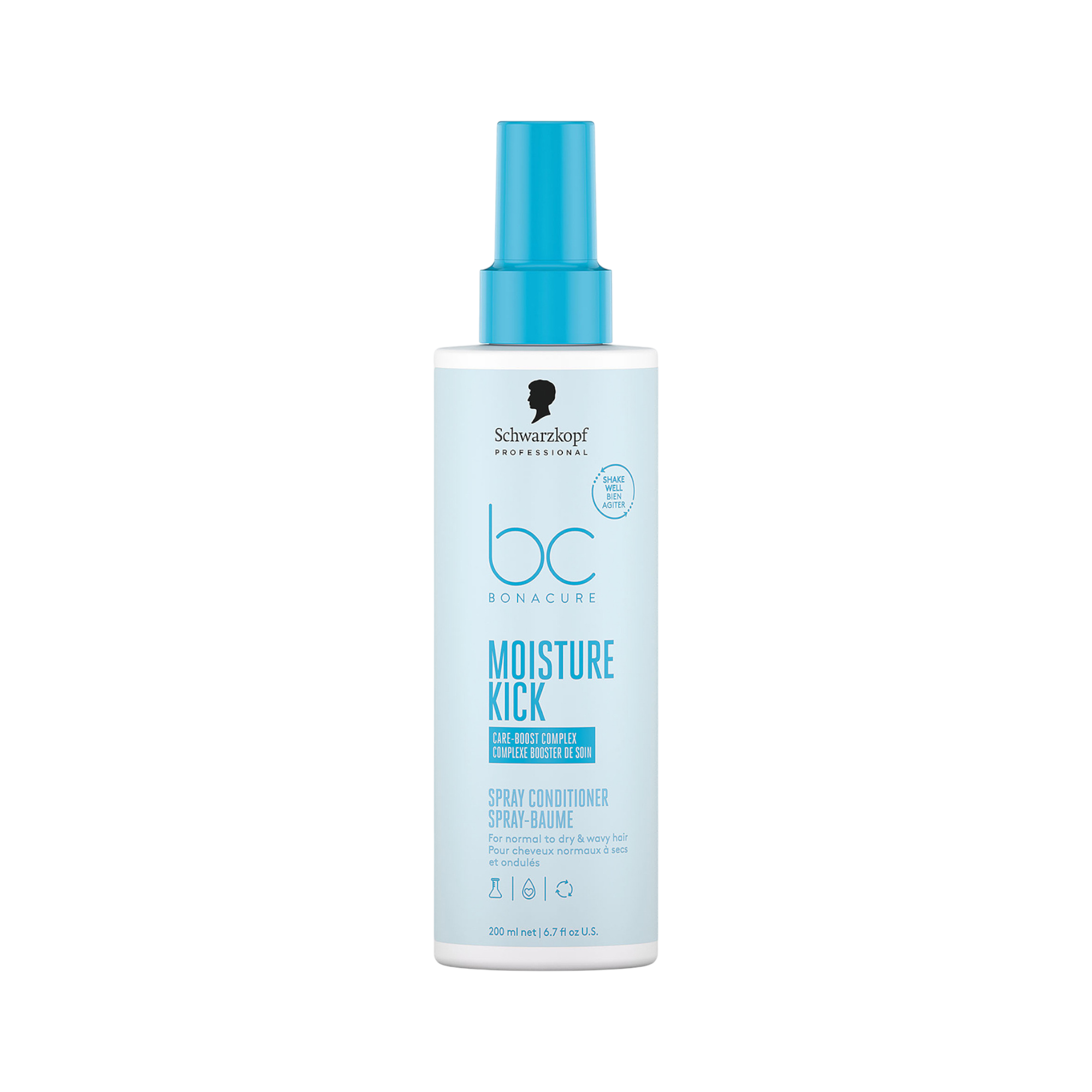 SCHWARZKOPF BONACURE MOISTURE KICK Dwufazowa odżywka w sprayu 200 ml