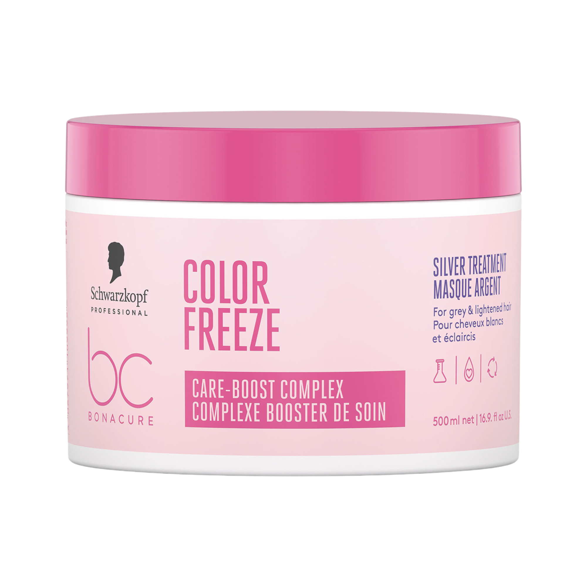 SCHWARZKOPF PROFESSIONAL COLOR FREEZE SILVER Lila Maske für blondes und graues Haar 500 ml
