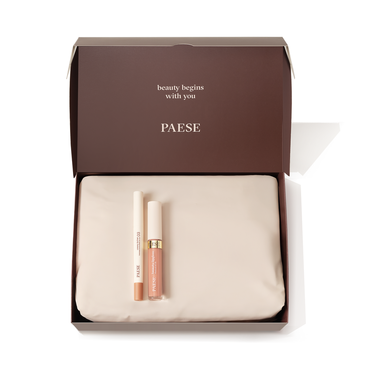 PAESE NUDE LIP Świąteczny zestaw #3