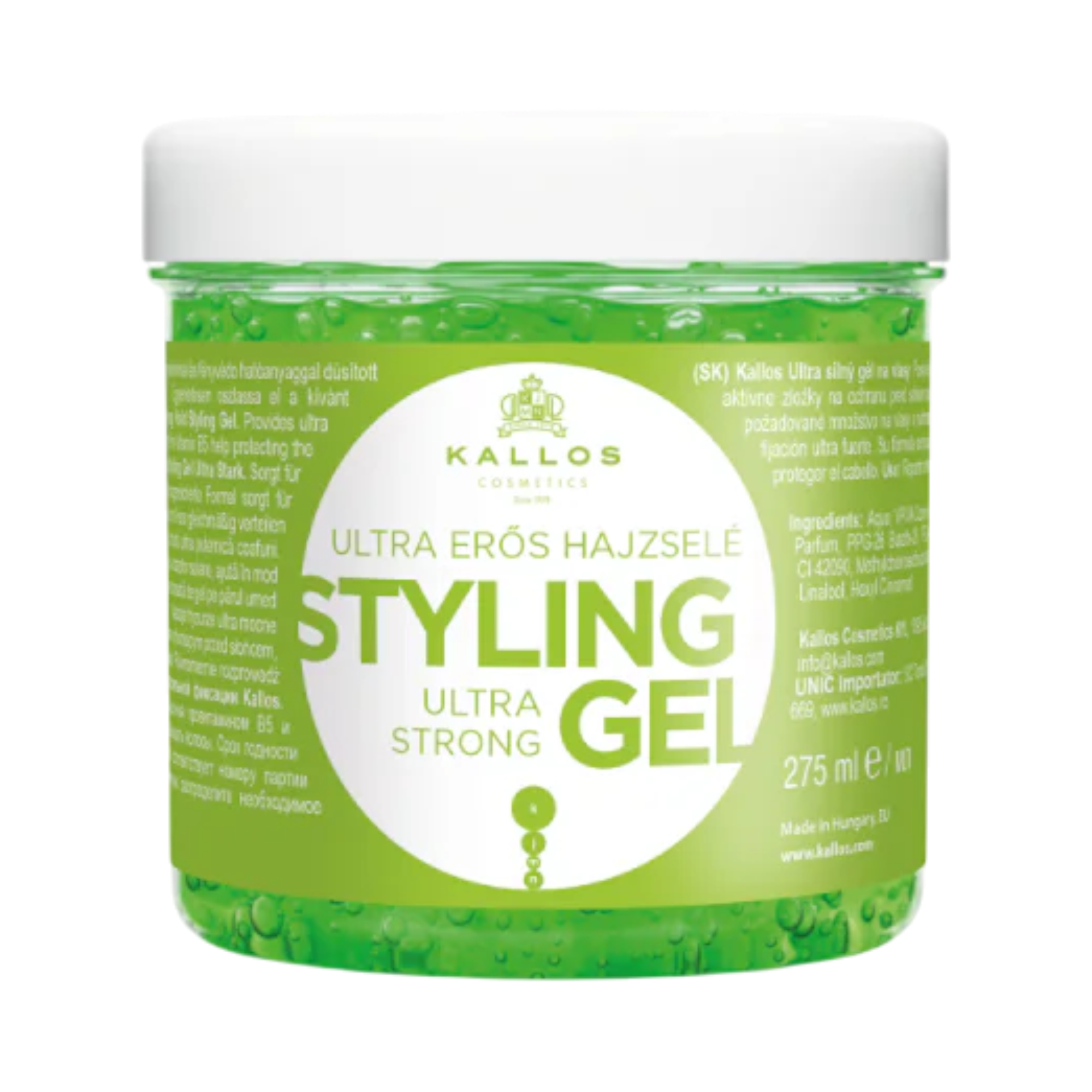 KALLOS EROS ULTRA STRONG HOLD Gel ultrastark 275 ml