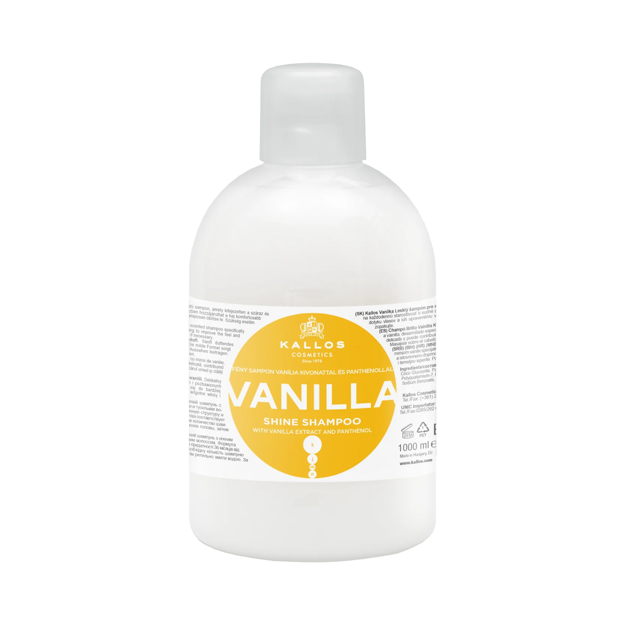 KALLOS KJMN VANILLA Glanzshampoo 1000 ml