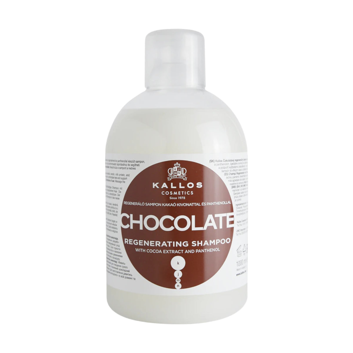 KALLOS CHOCOLATE Regenerujący szampon czekoladowy 1000 ml